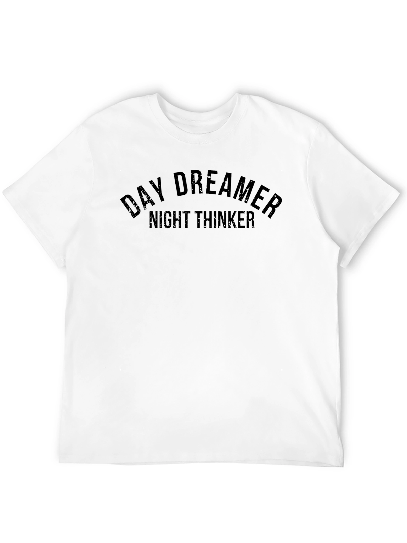 Day Dreamer Night Thinker Black T-Shirt