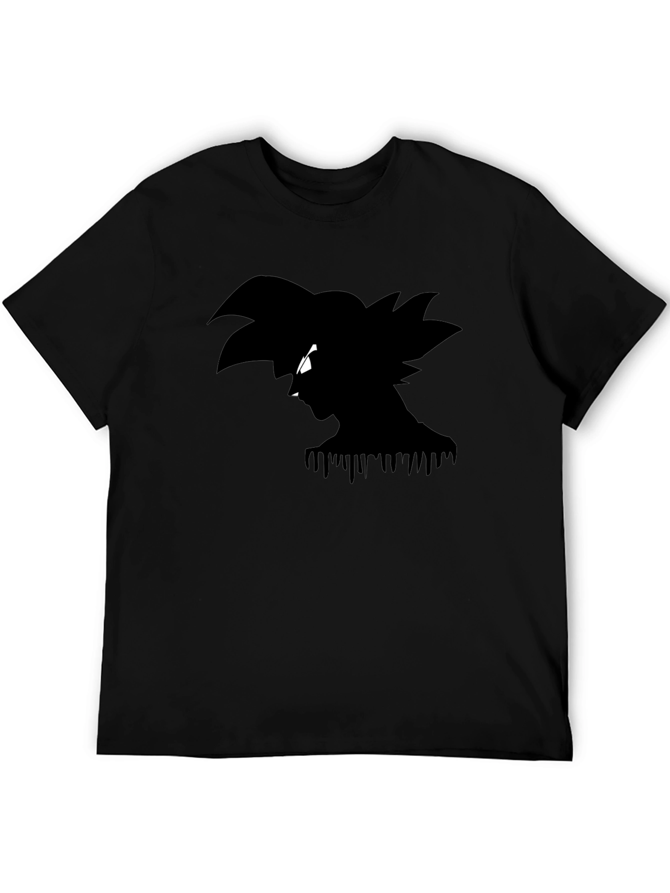 Silhouette Goku T-Shirt - Black Anime Tee