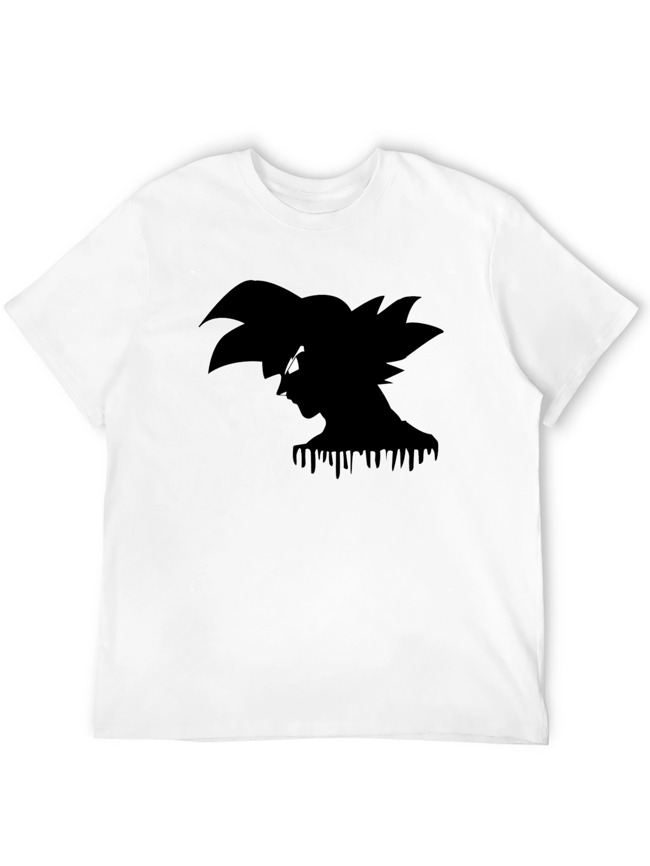 Silhouette Goku T-Shirt - Black Anime Tee