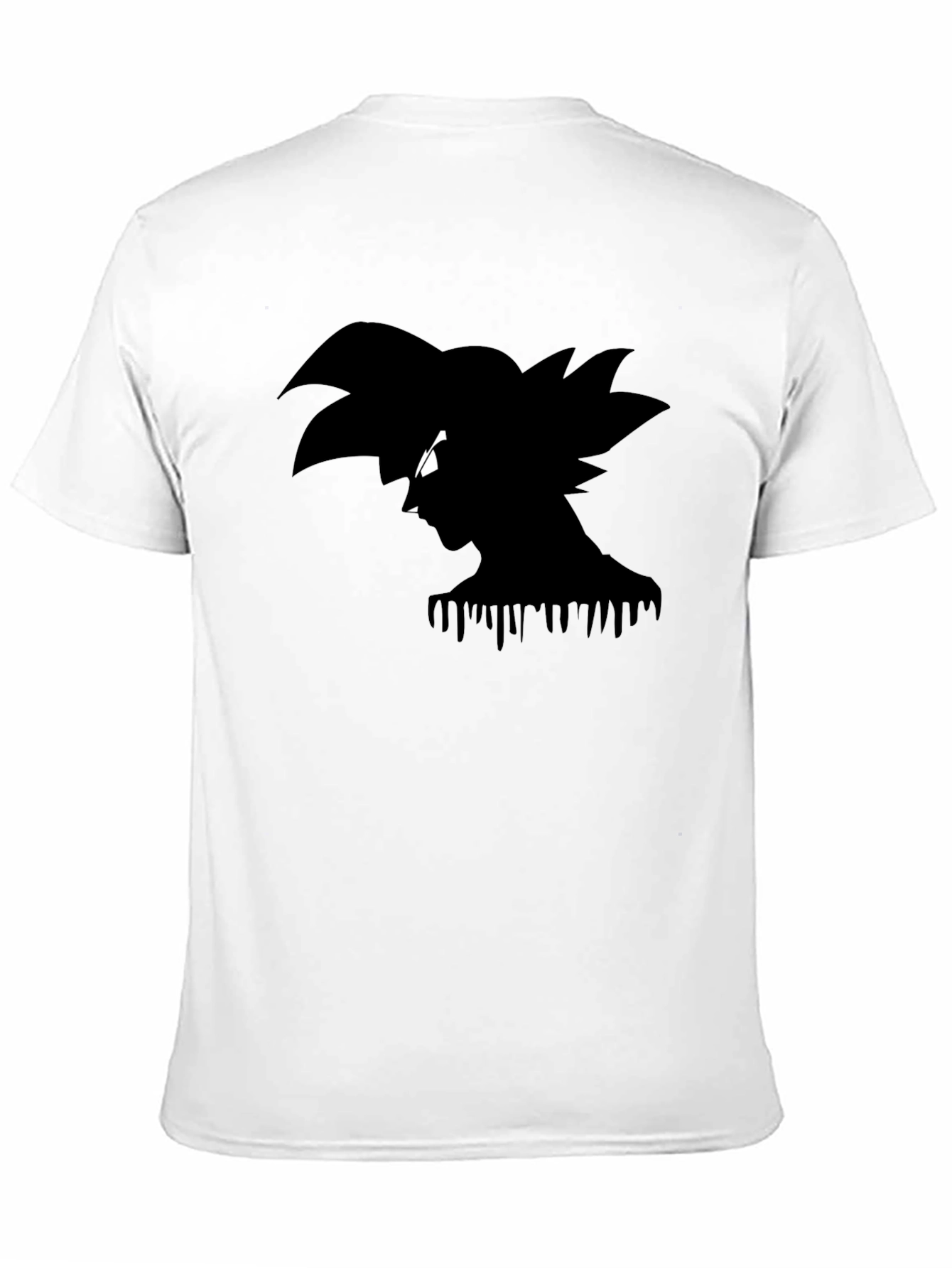 Silhouette Goku T-Shirt - Black Anime Tee