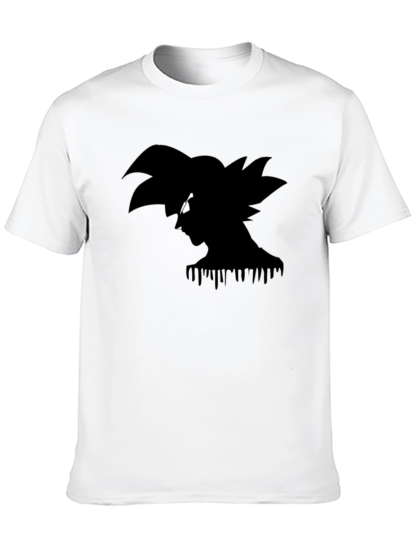 Silhouette Goku T-Shirt - Black Anime Tee