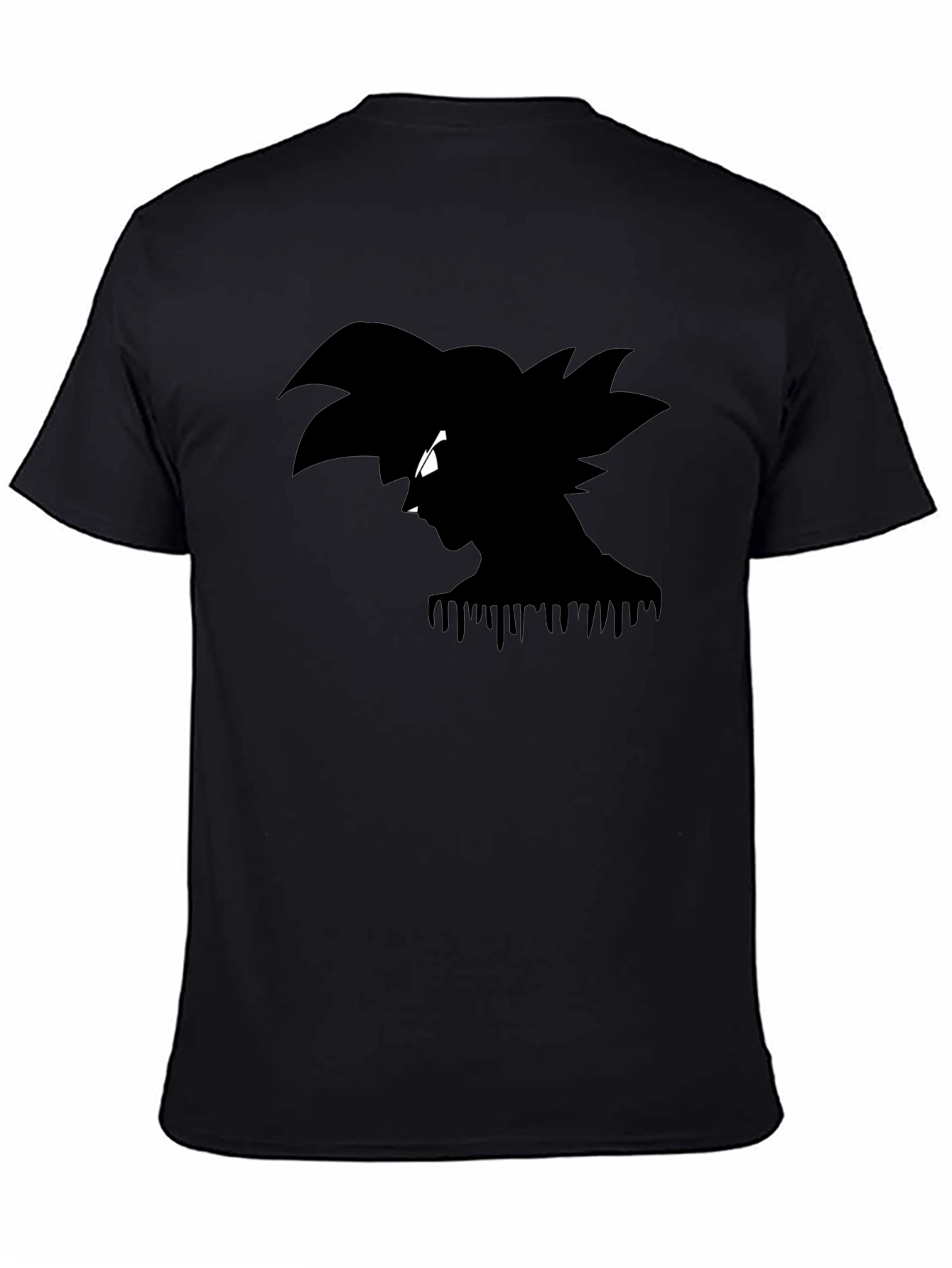 Silhouette Goku T-Shirt - Black Anime Tee
