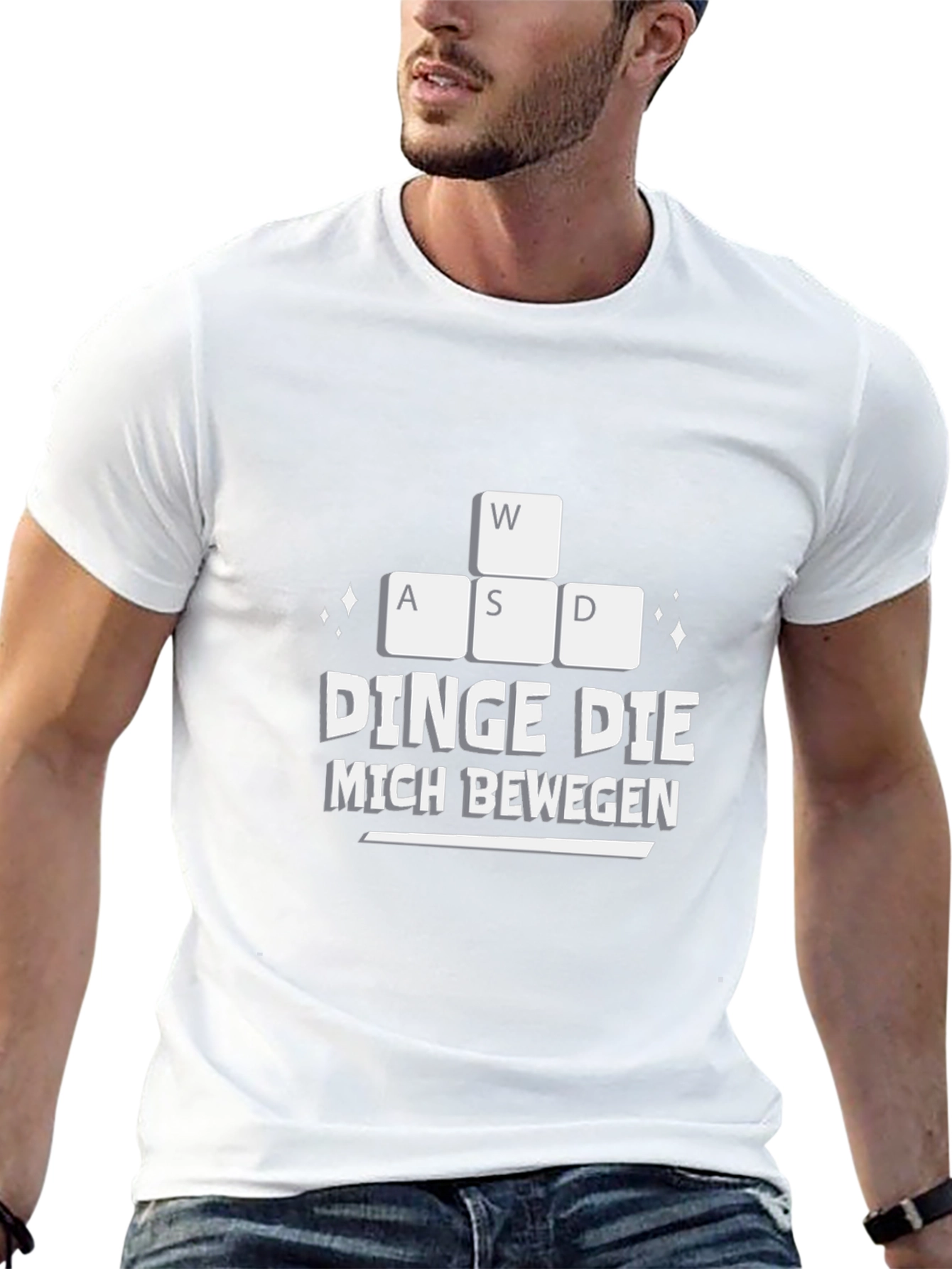 Gamer T-Shirt - WASD Keys Dinge Die Mich Bewegen