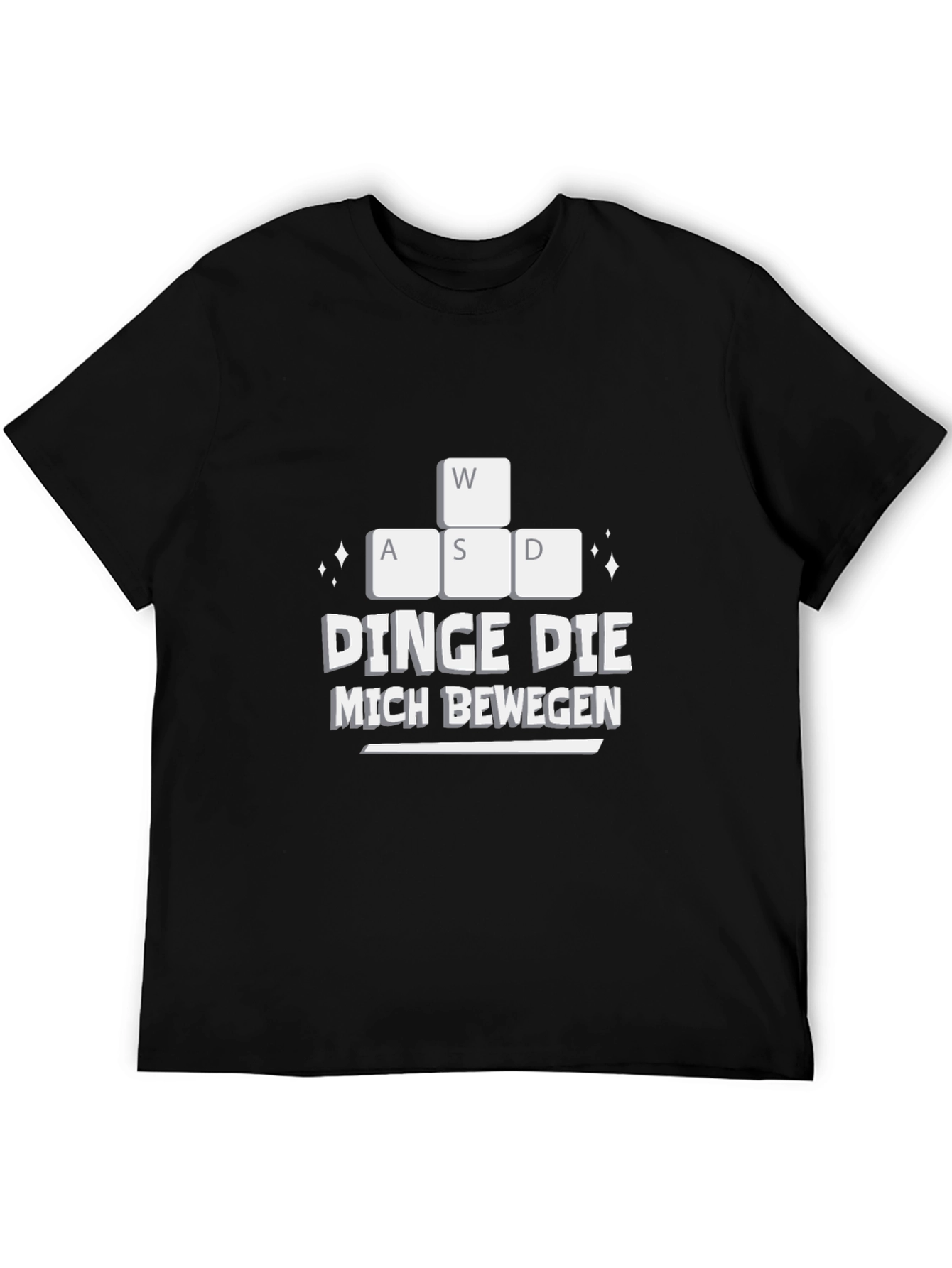 Gamer T-Shirt - WASD Keys Dinge Die Mich Bewegen