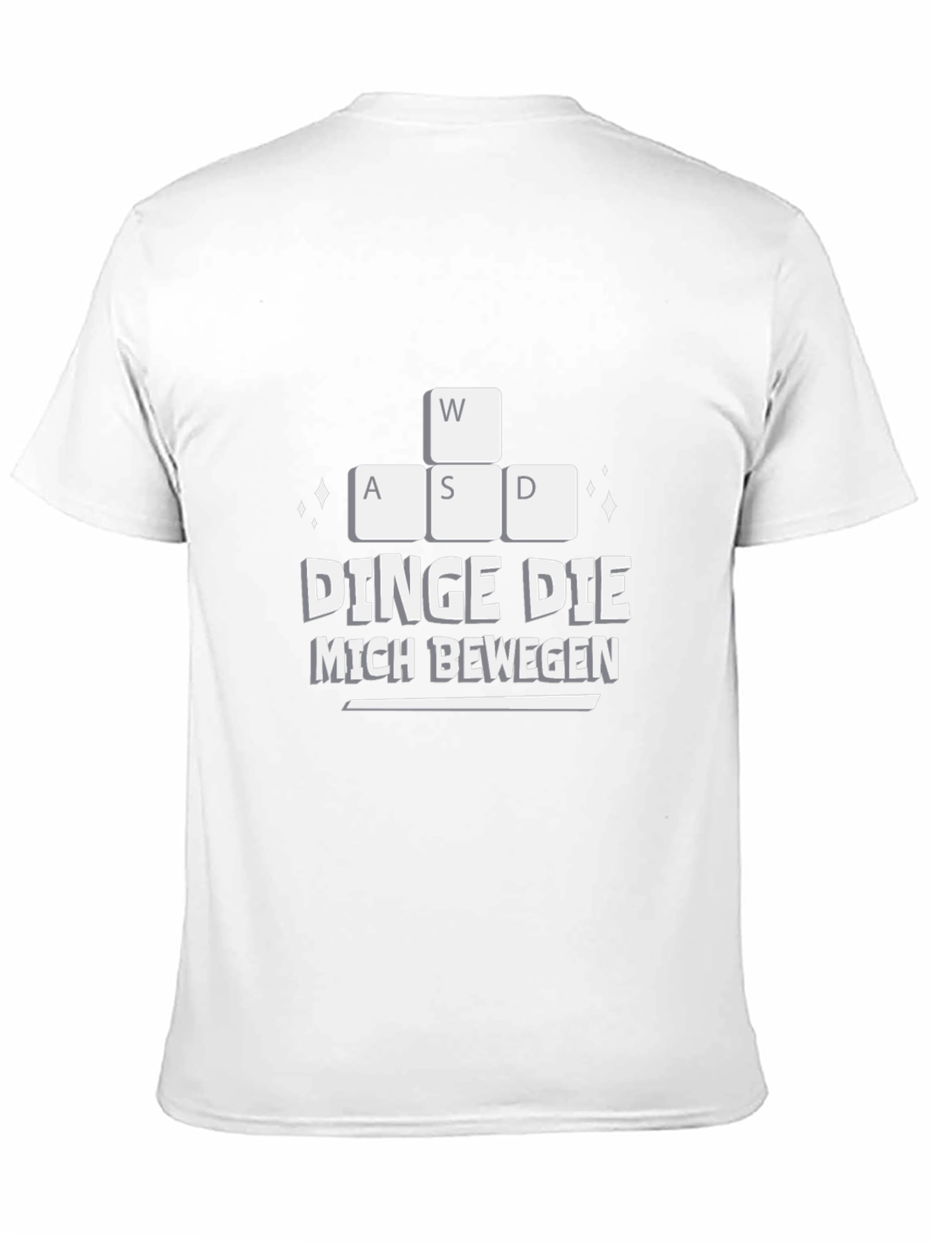 Gamer T-Shirt - WASD Keys Dinge Die Mich Bewegen