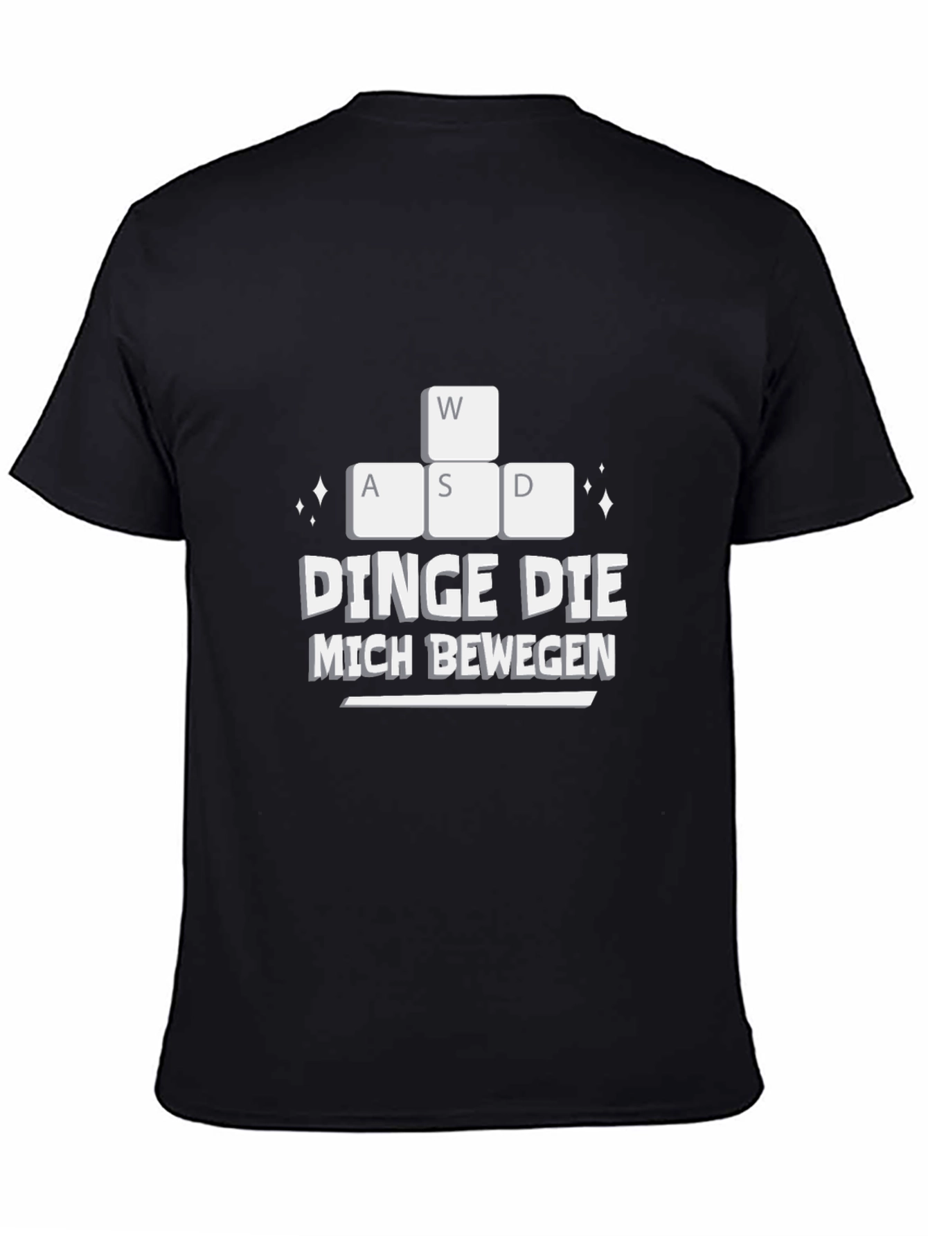 Gamer T-Shirt - WASD Keys Dinge Die Mich Bewegen