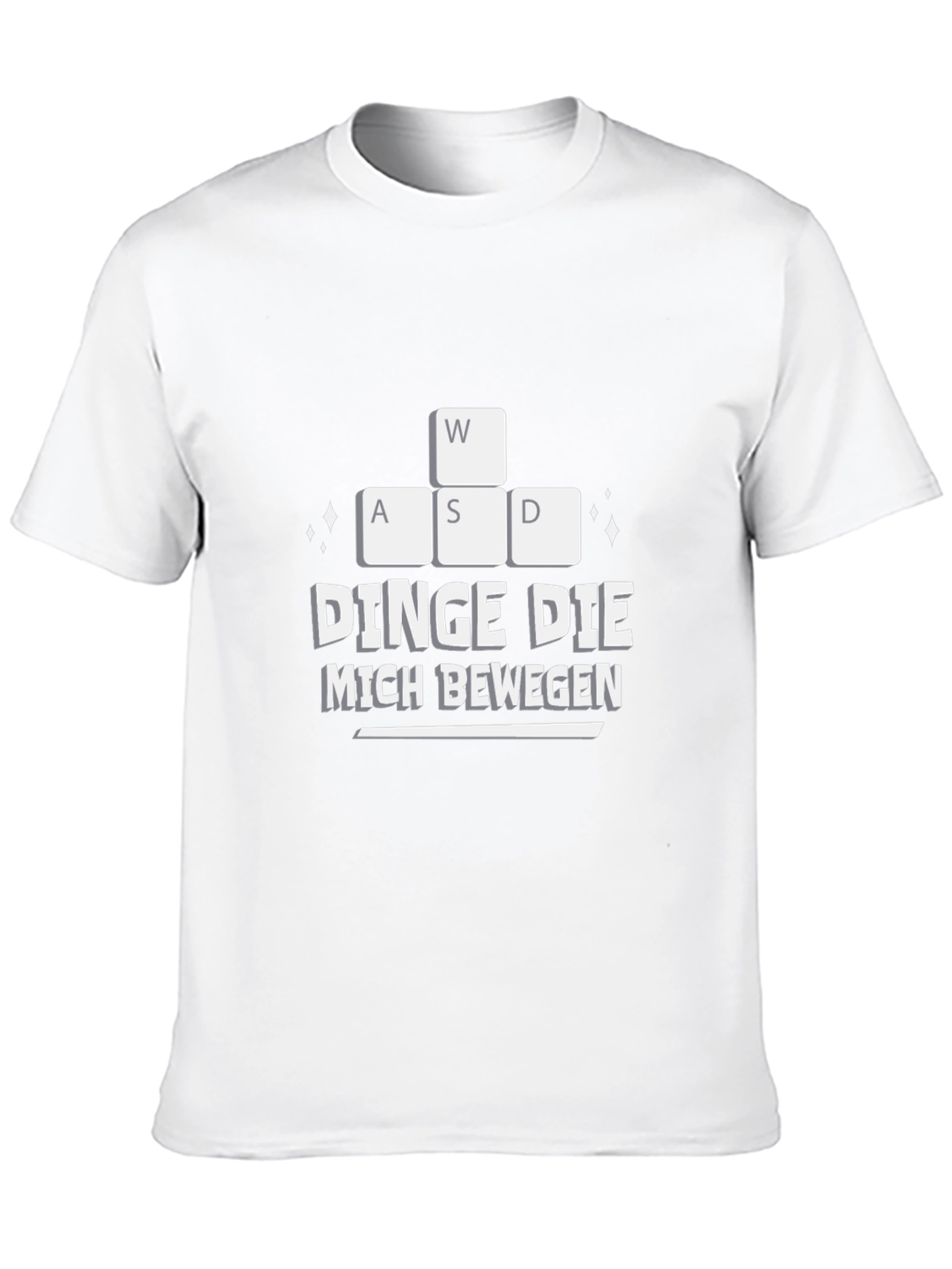 Gamer T-Shirt - WASD Keys Dinge Die Mich Bewegen