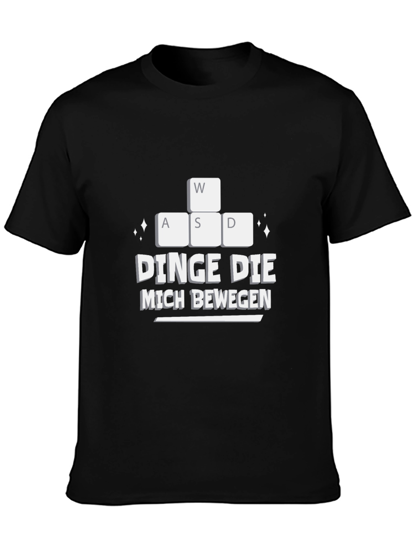 Gamer T-Shirt - WASD Keys Dinge Die Mich Bewegen