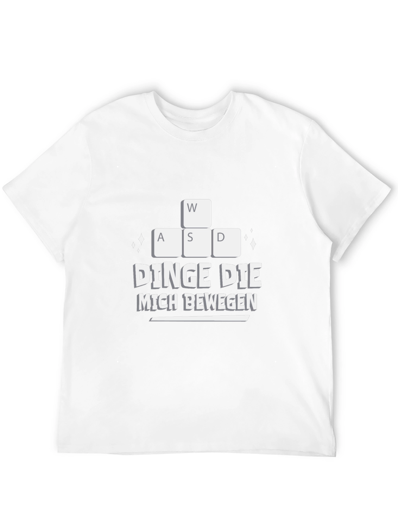 Gamer T-Shirt - WASD Keys Dinge Die Mich Bewegen