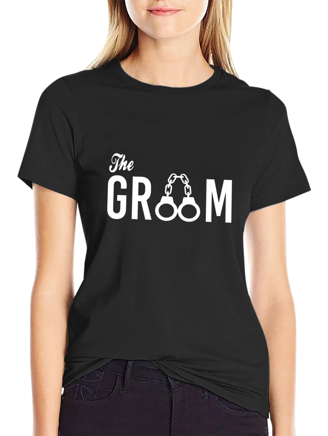 The Groom Handcuffed Graphic T-Shirt