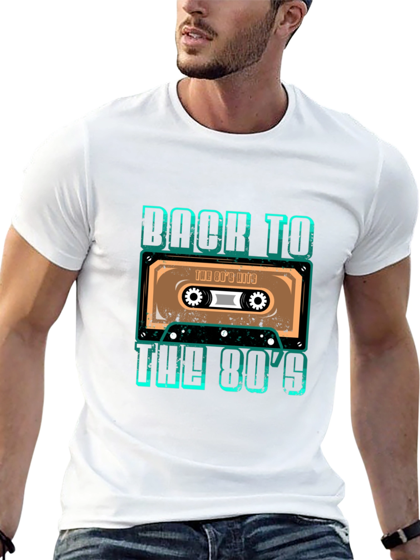 Retro 80s Cassette Tape Graphic T-Shirt
