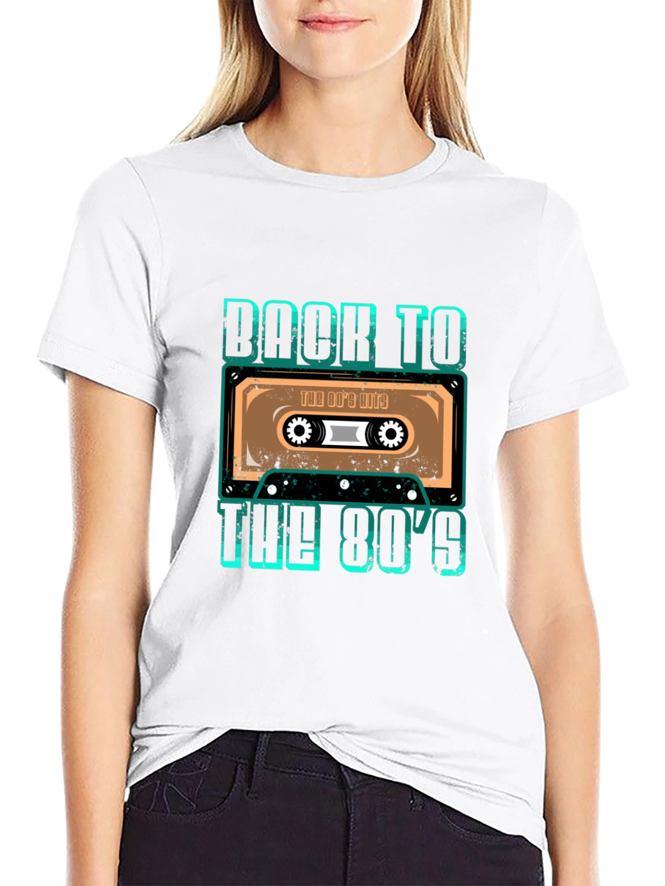 Retro 80s Cassette Tape Graphic T-Shirt