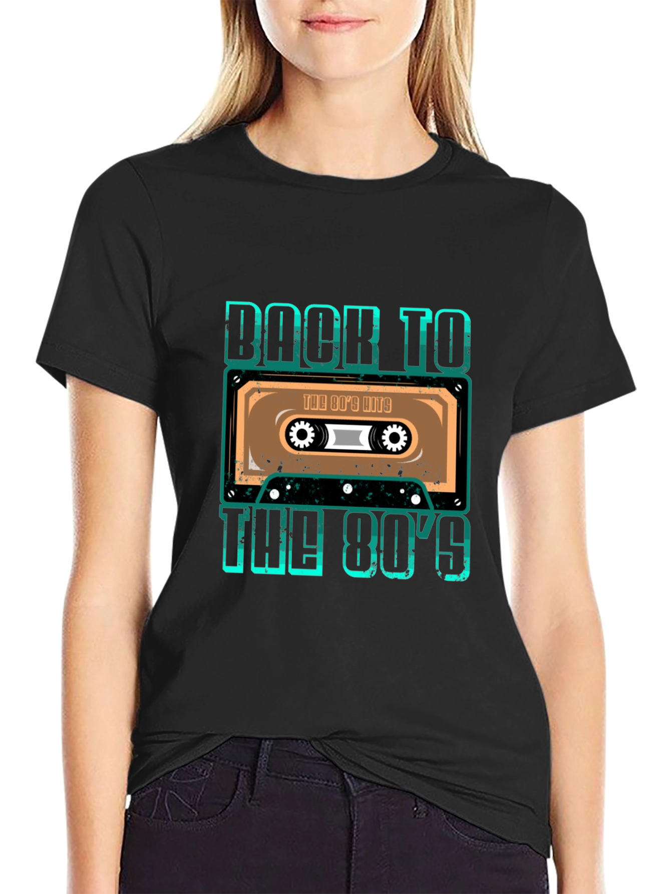 Retro 80s Cassette Tape Graphic T-Shirt