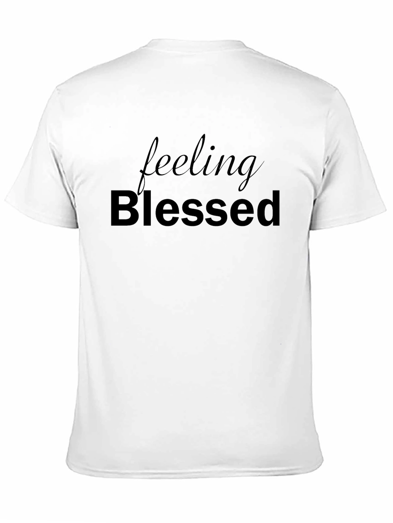 Feeling Blessed Black Graphic Tee