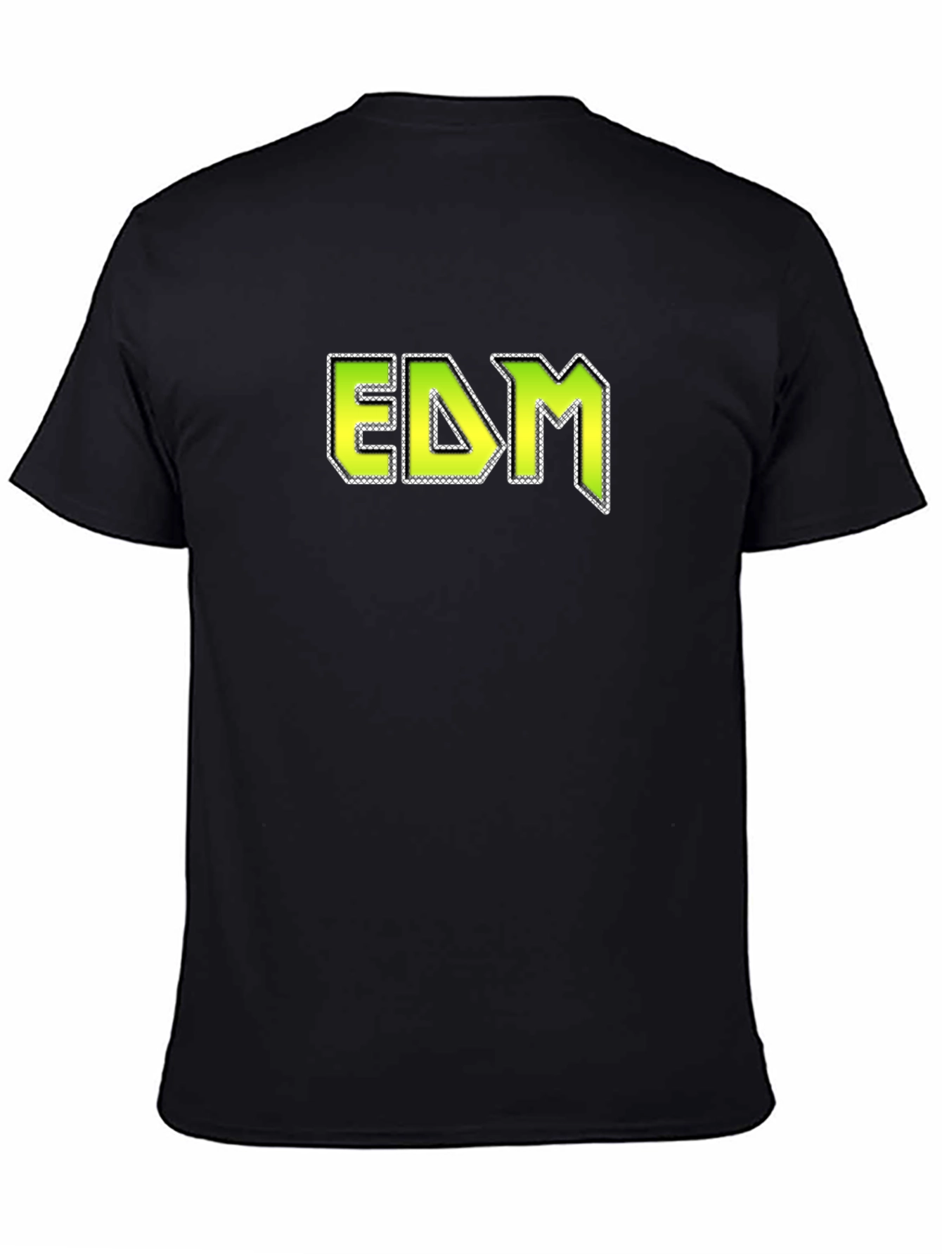 EDM Graphic T-Shirt - Black Cotton Blend Tee