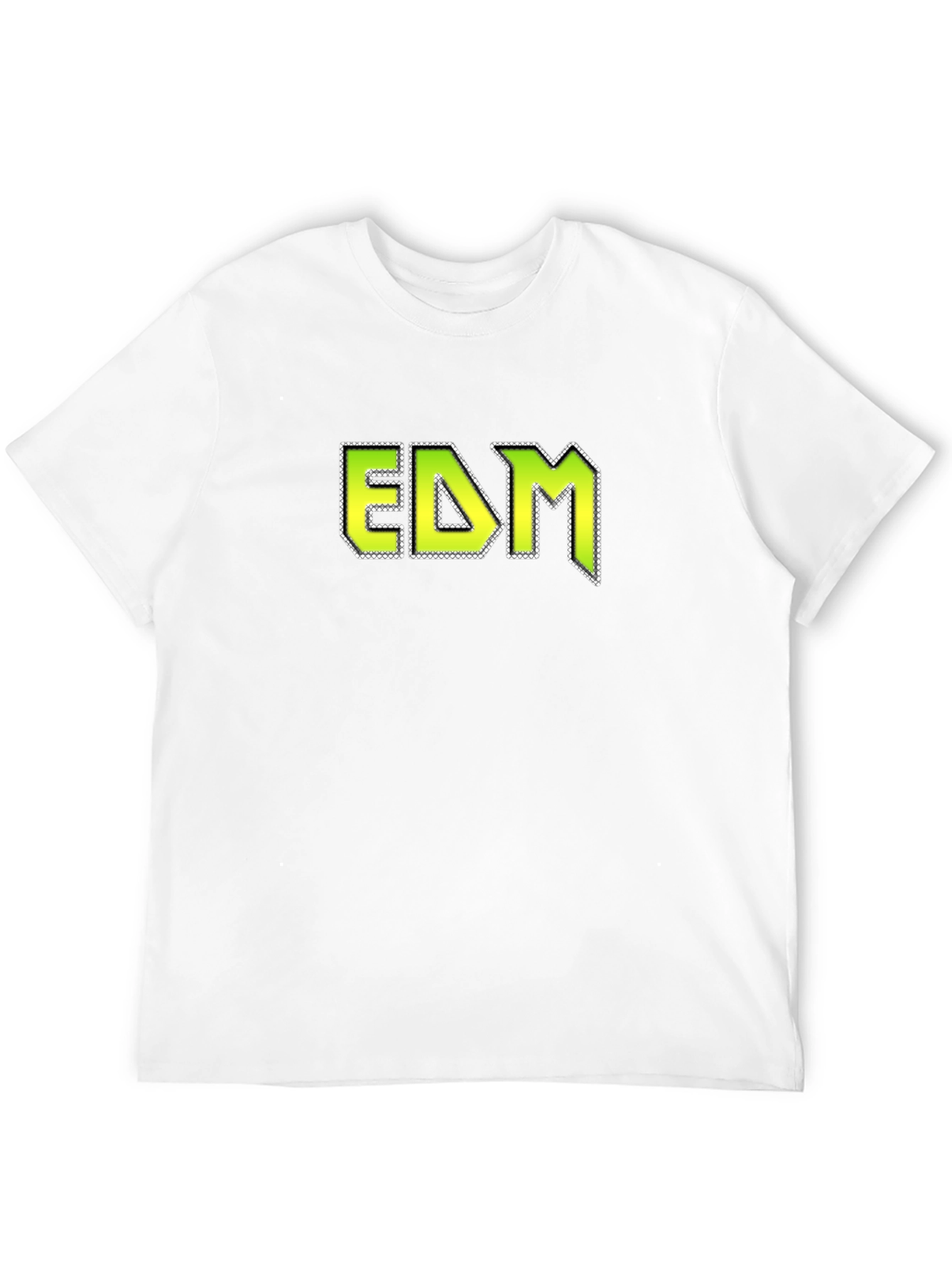 EDM Graphic T-Shirt - Black Cotton Blend Tee