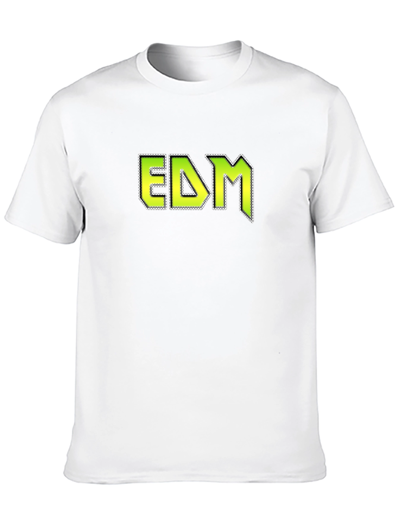EDM Graphic T-Shirt - Black Cotton Blend Tee