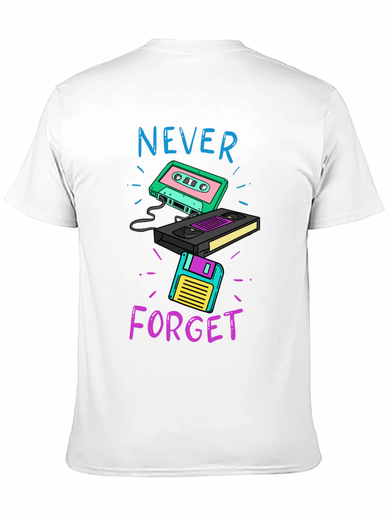 Retro Throwback Graphic Tee - Never Forget