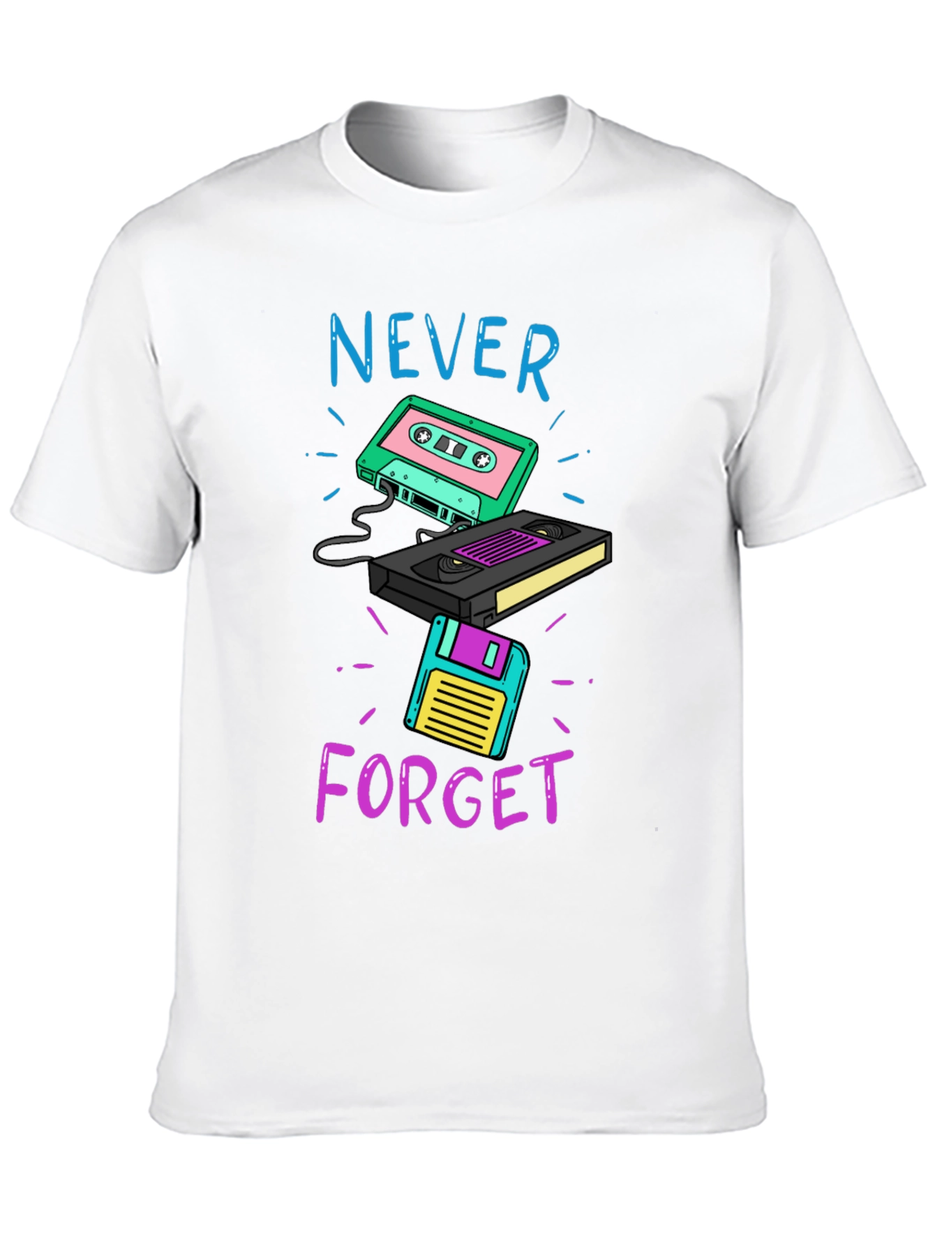 Retro Throwback Graphic Tee - Never Forget