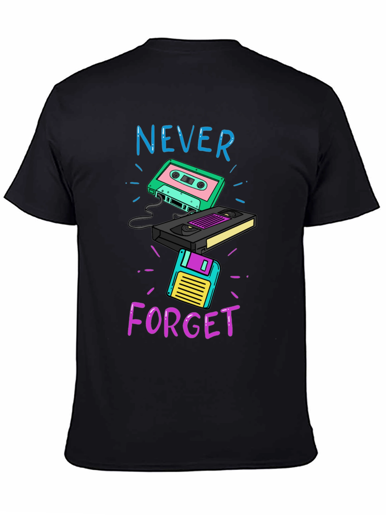 Retro Throwback Graphic Tee - Never Forget