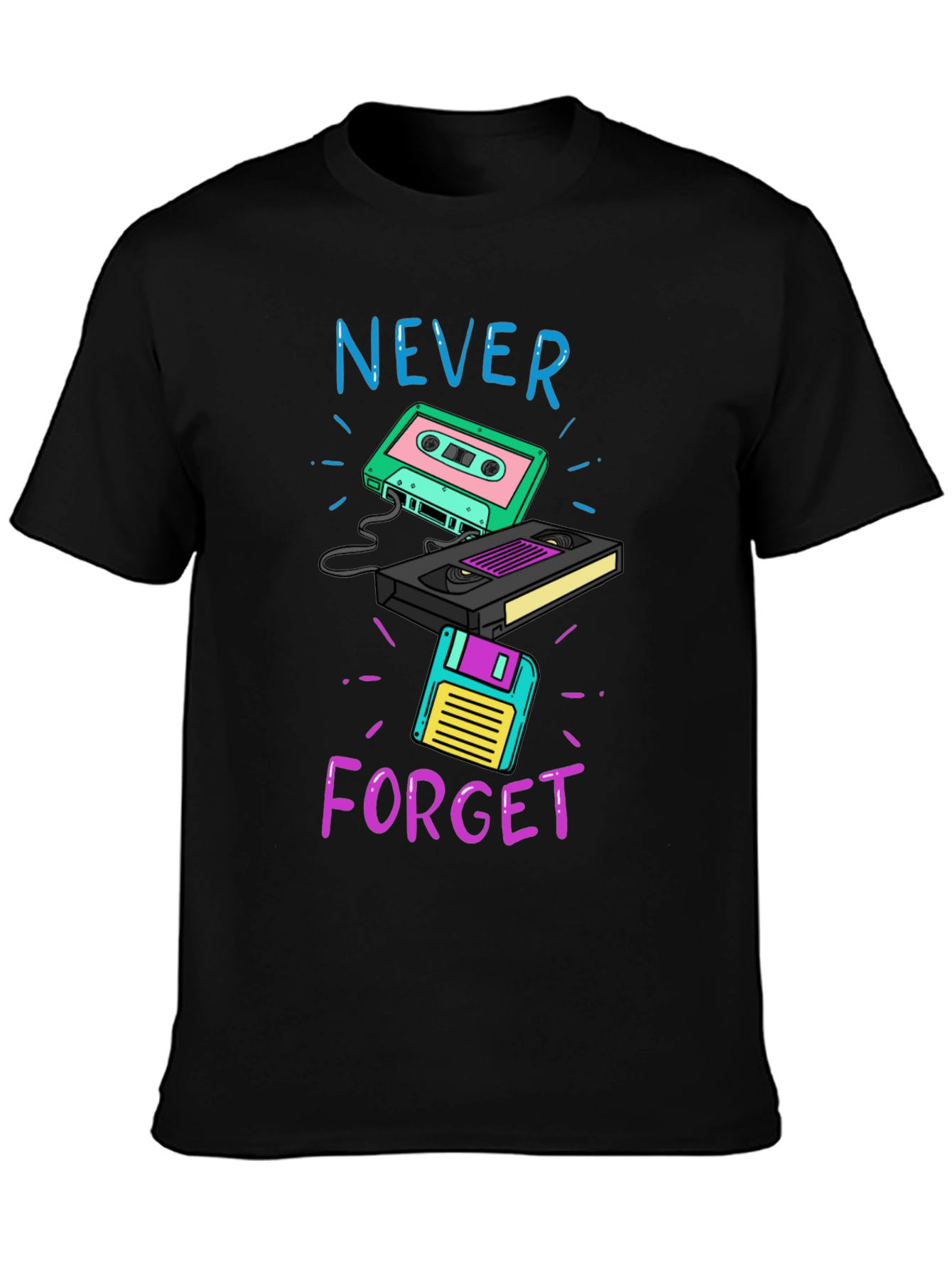 Retro Throwback Graphic Tee - Never Forget