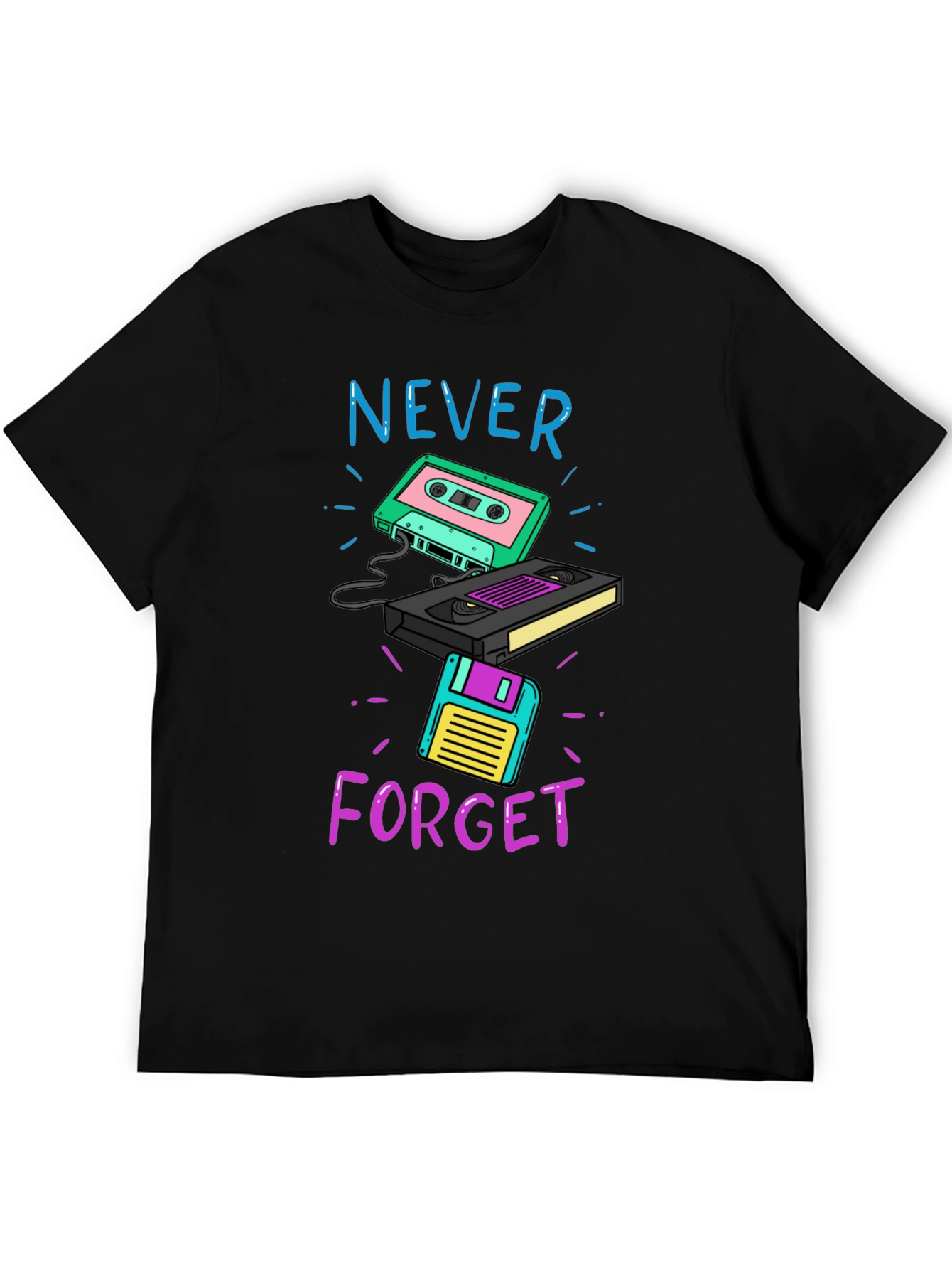 Retro Throwback Graphic Tee - Never Forget