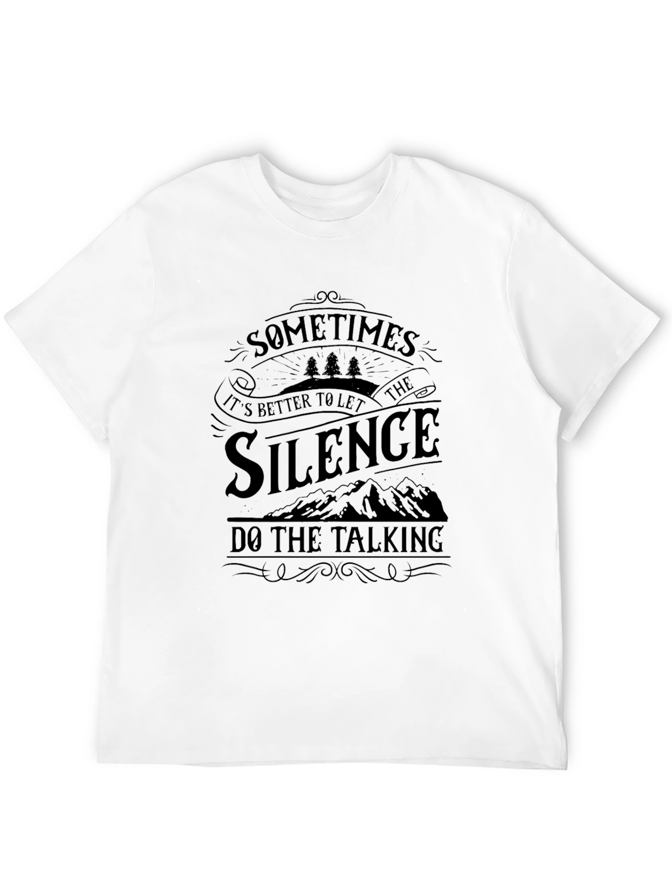 Silence Talking Graphic T-Shirt - Relaxed Fit