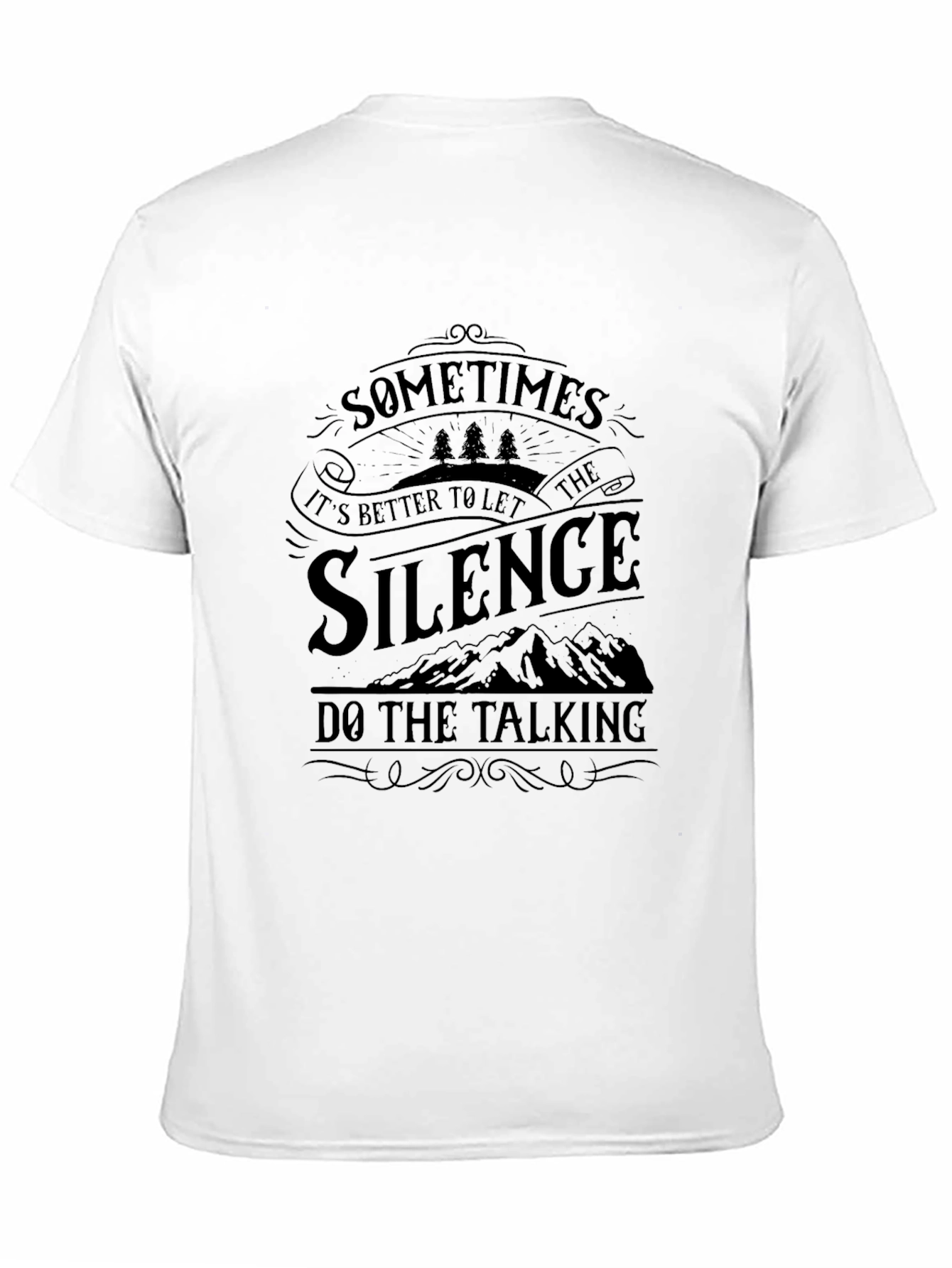 Silence Talking Graphic T-Shirt - Relaxed Fit