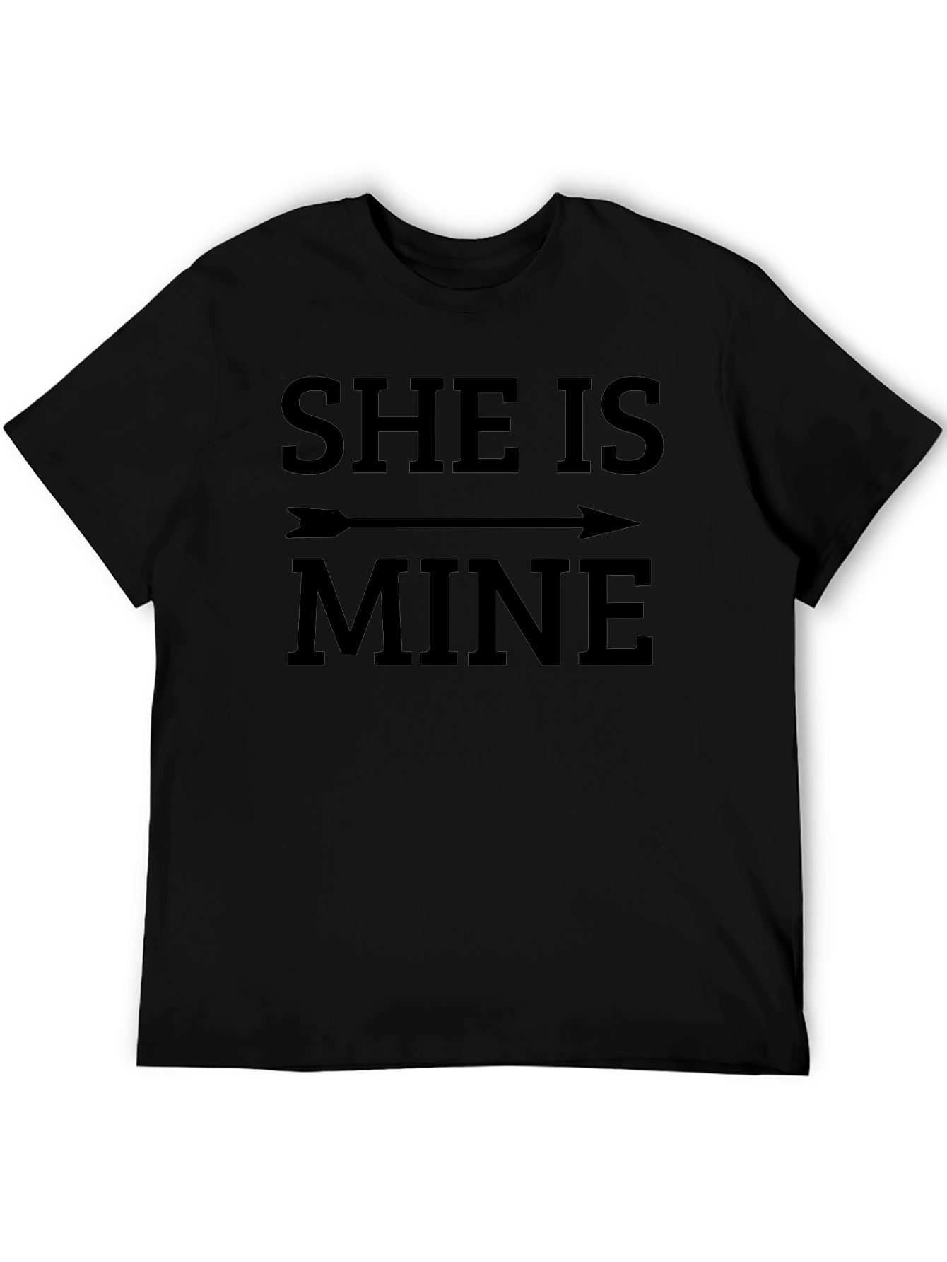 She Is Mine T-Shirt - Matching Couple Tee