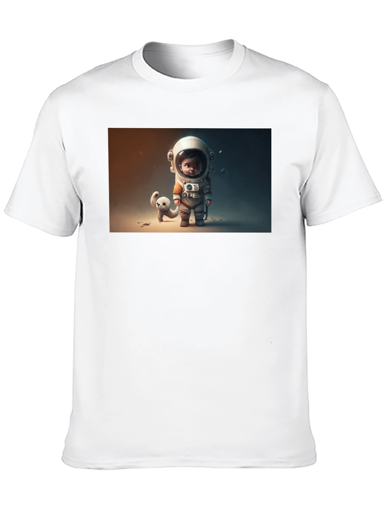 Astronaut & Friend Graphic Tee - Black