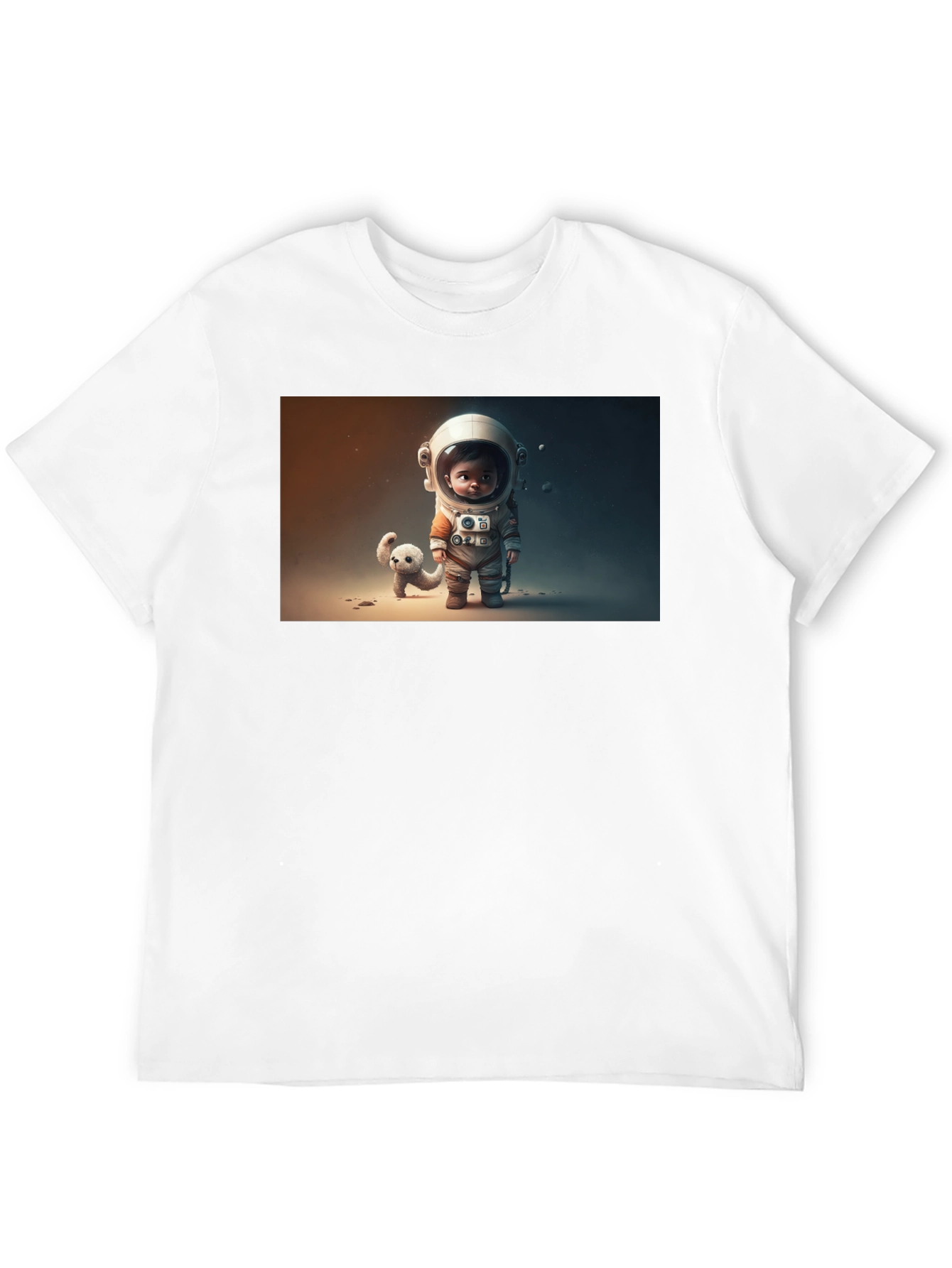 Astronaut & Friend Graphic Tee - Black