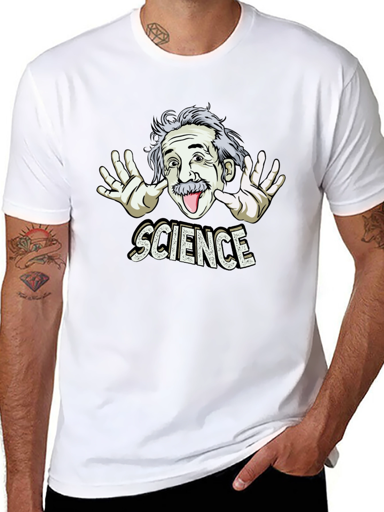 Science Einstein Graphic Tee