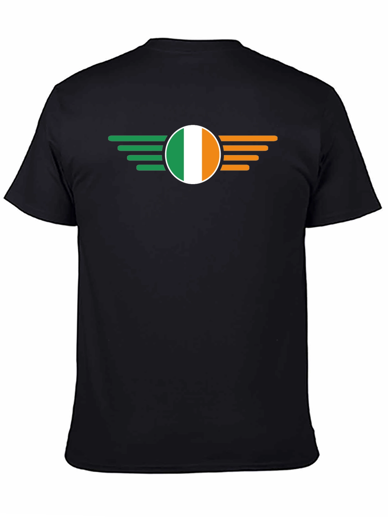 Ireland Flag Wing Black T-Shirt