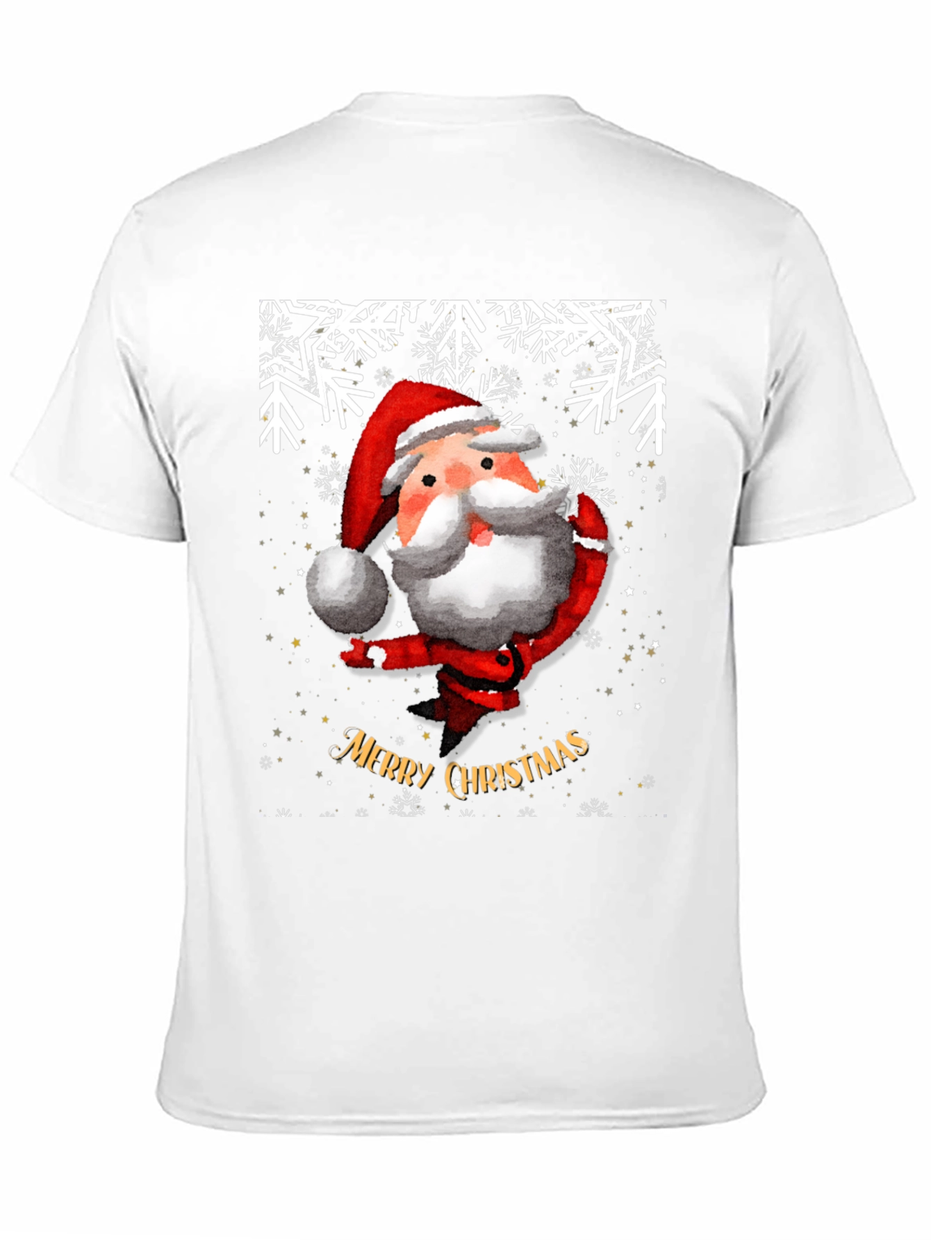Festive Santa Christmas Graphic Tee