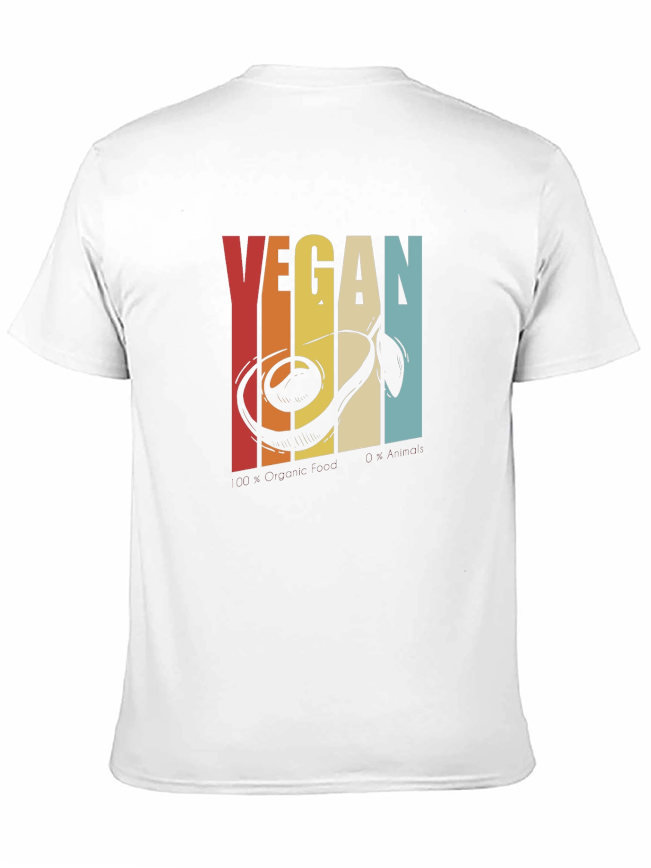 Retro Vegan Avocado T-Shirt