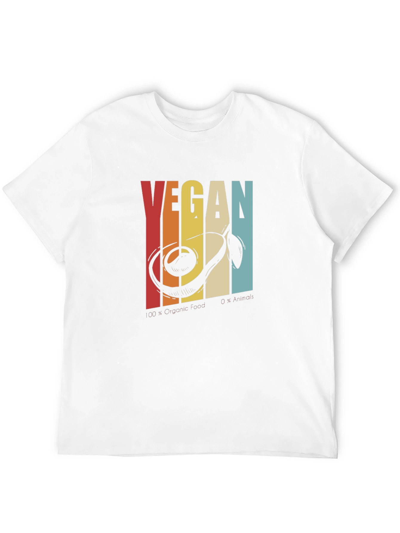Retro Vegan Avocado T-Shirt