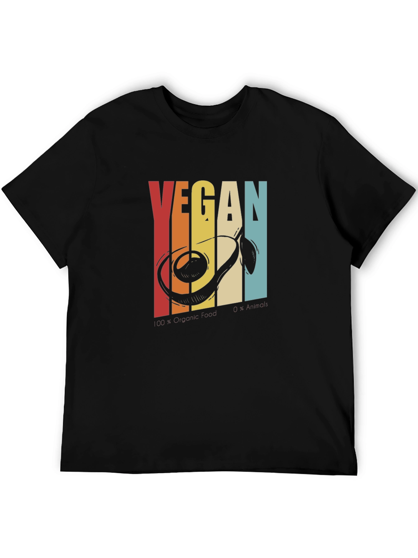 Retro Vegan Avocado T-Shirt