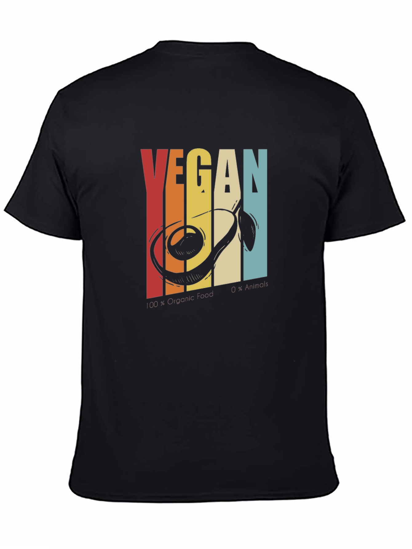 Retro Vegan Avocado T-Shirt
