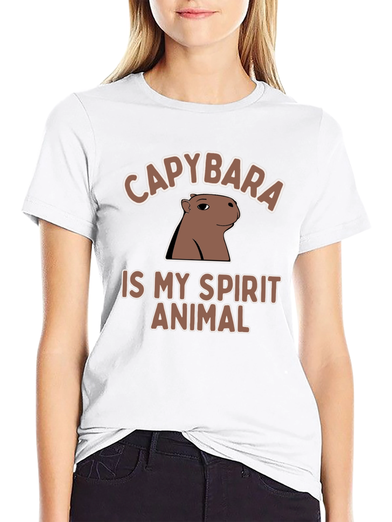 Capybara Spirit Animal T-Shirt - Unique Graphic Tee