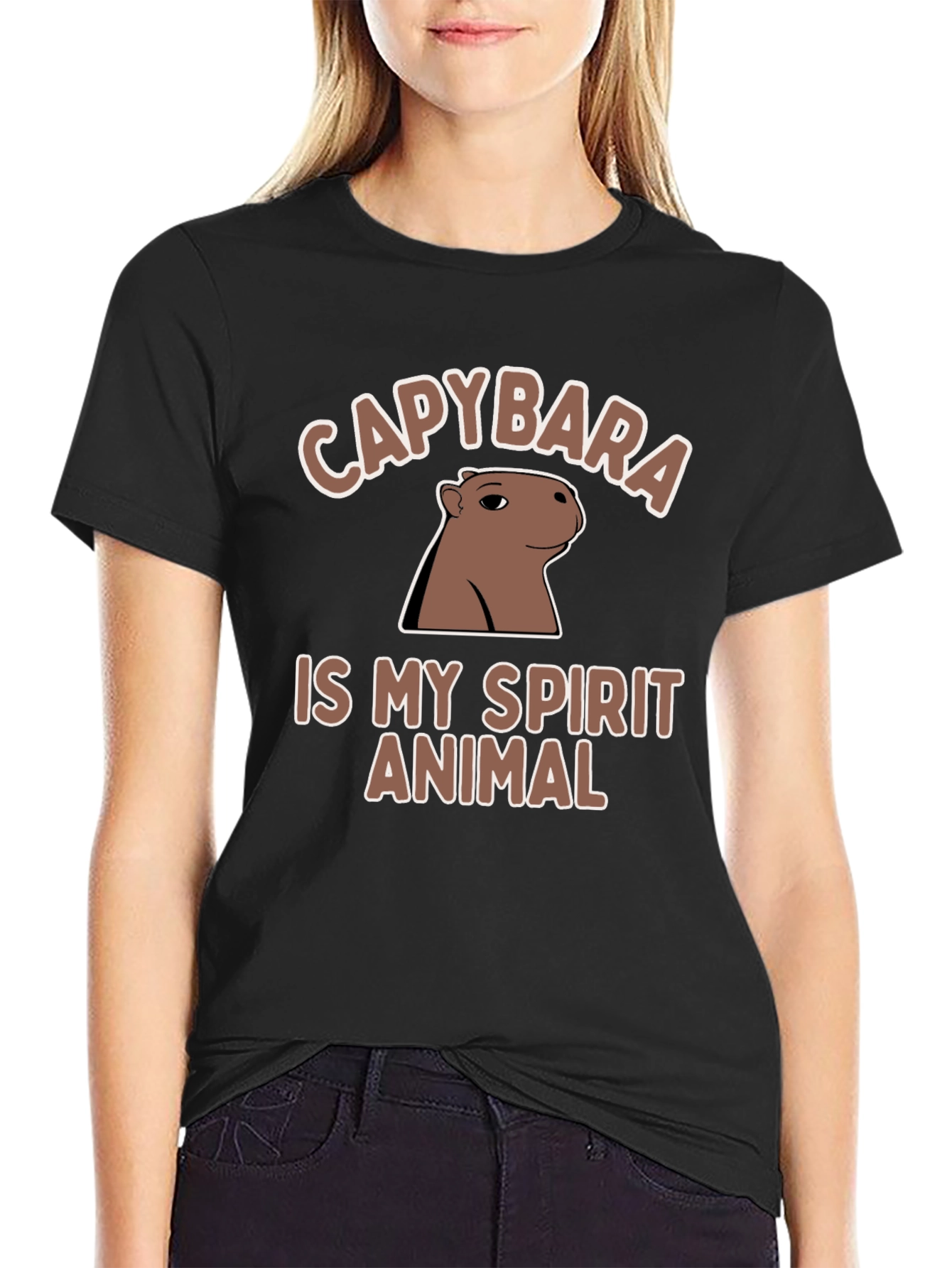 Capybara Spirit Animal T-Shirt - Unique Graphic Tee