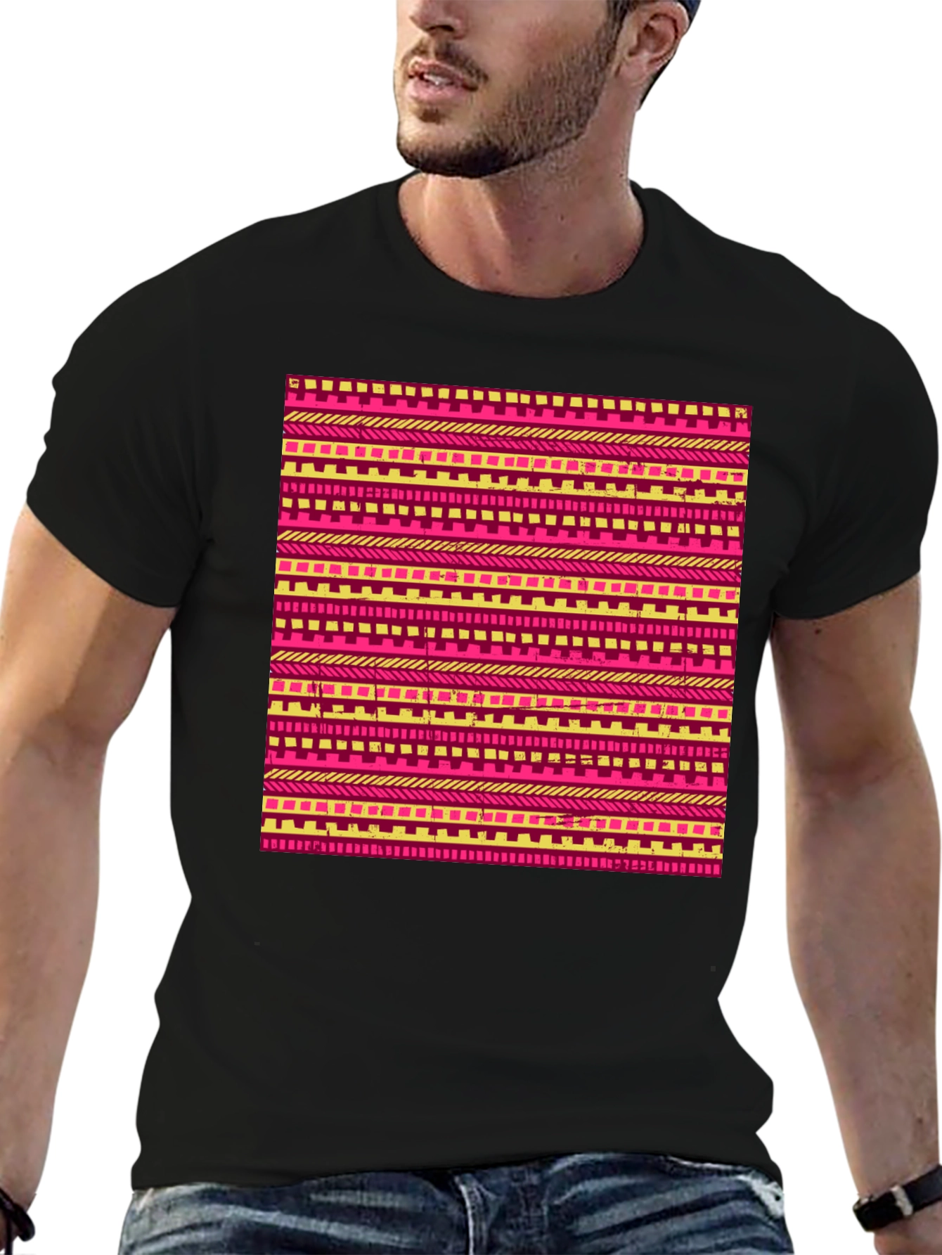 Geometric Pattern T-Shirt
