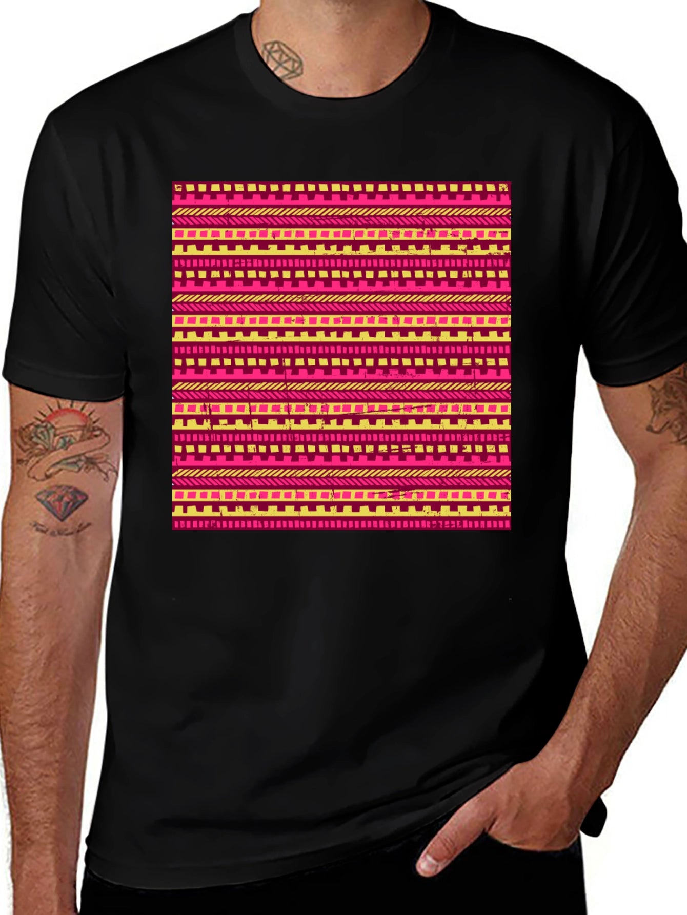 Geometric Pattern T-Shirt