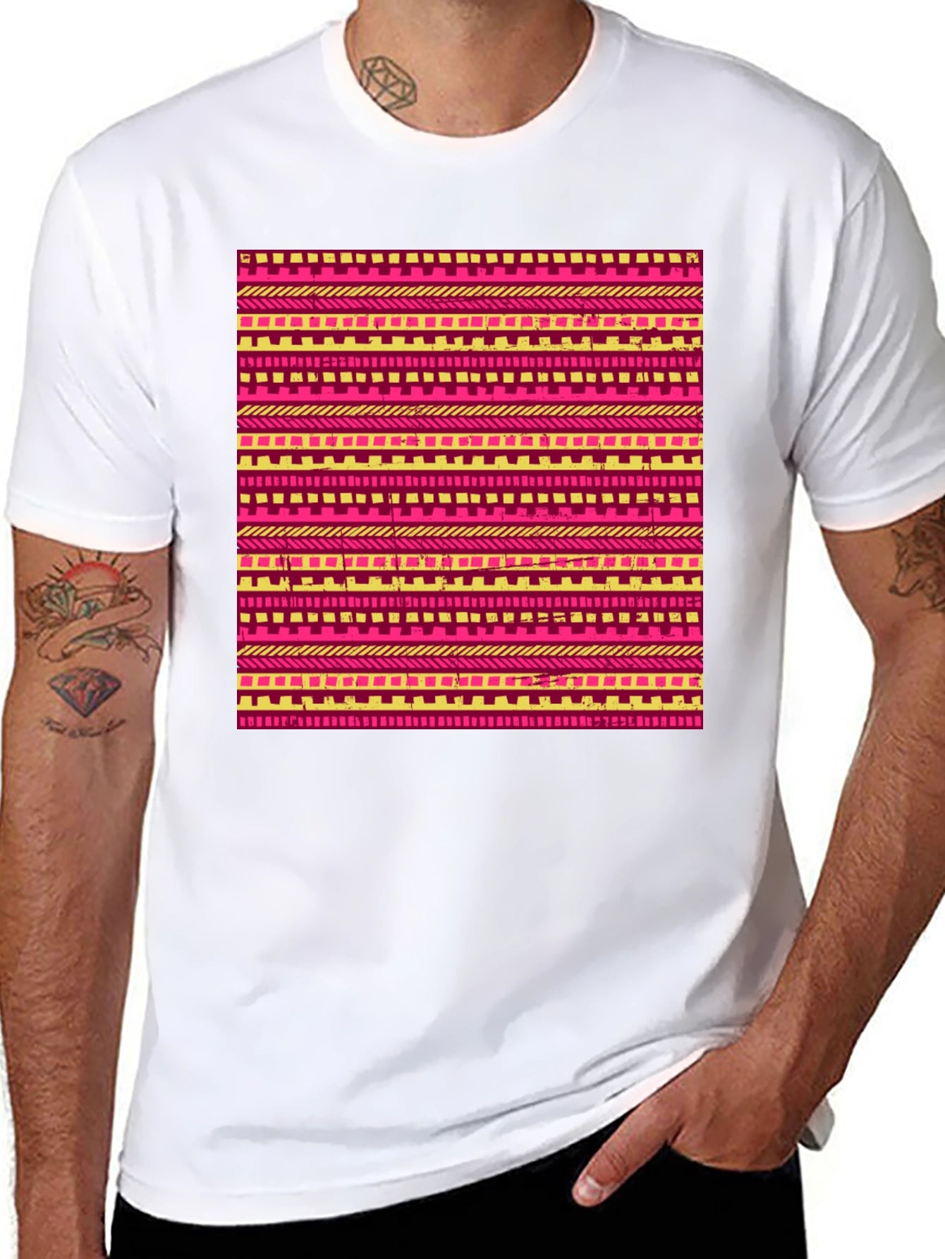 Geometric Pattern T-Shirt