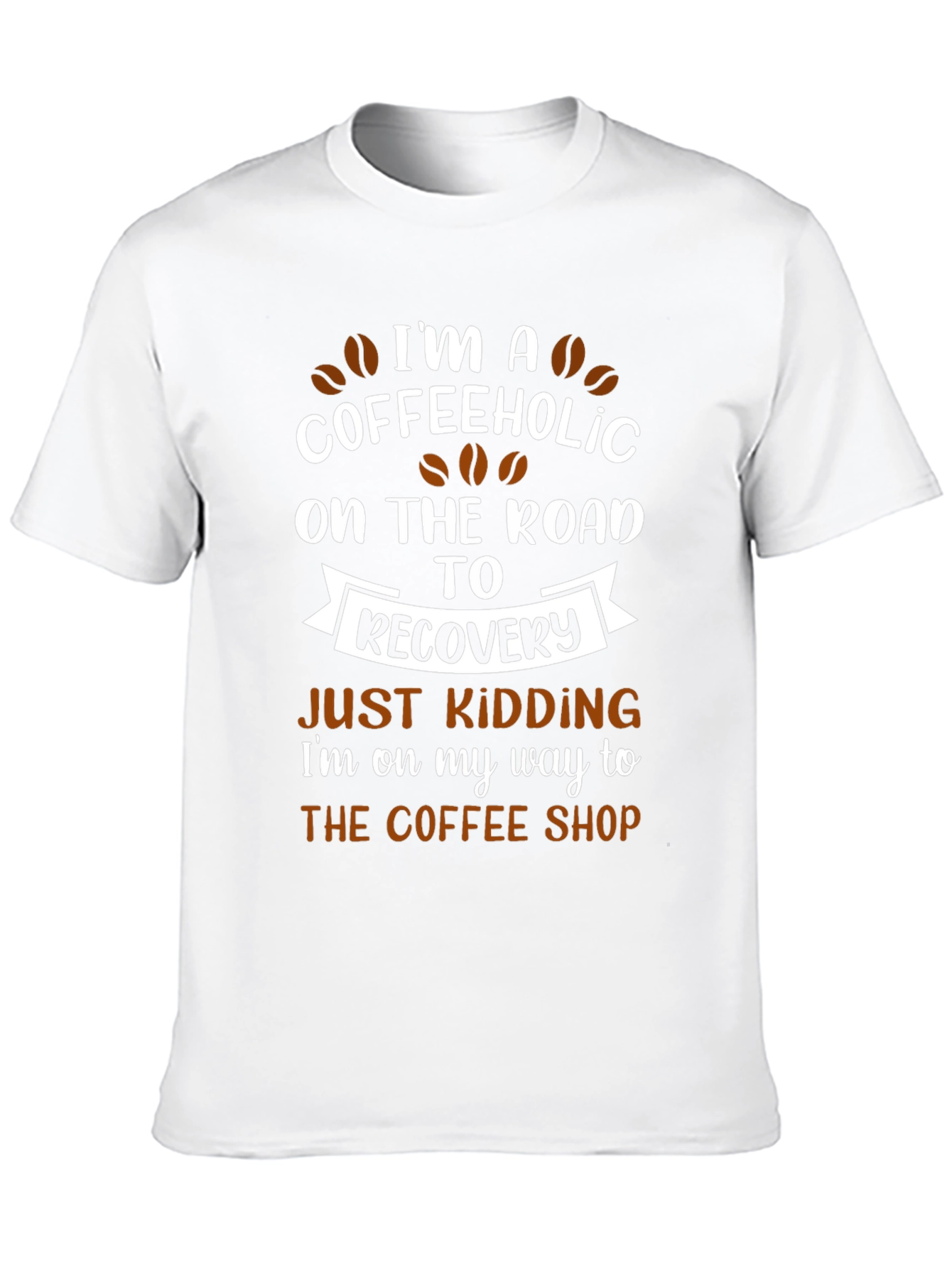 Coffeeholic T-Shirt - Funny Coffee Lover Tee