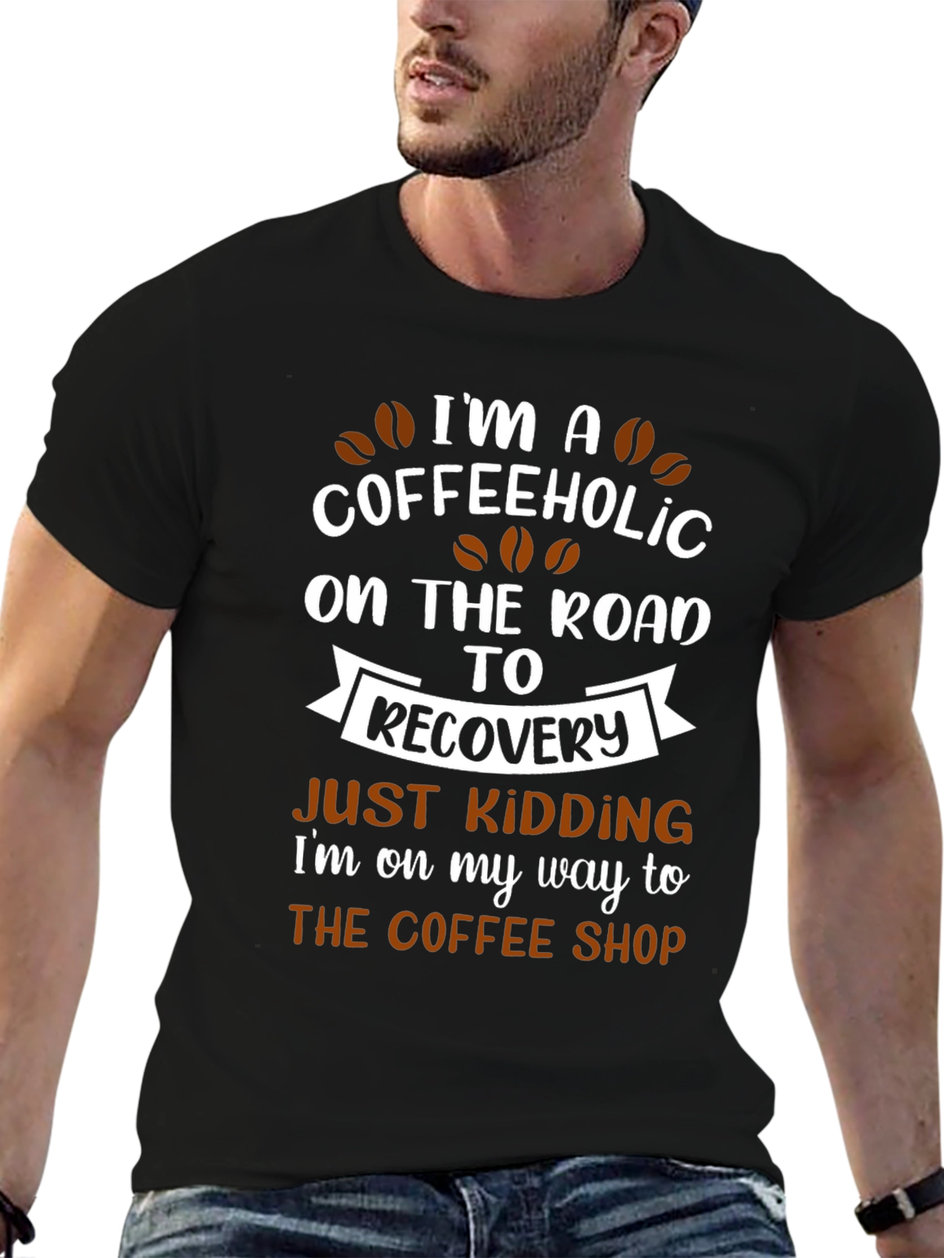 Coffeeholic T-Shirt - Funny Coffee Lover Tee
