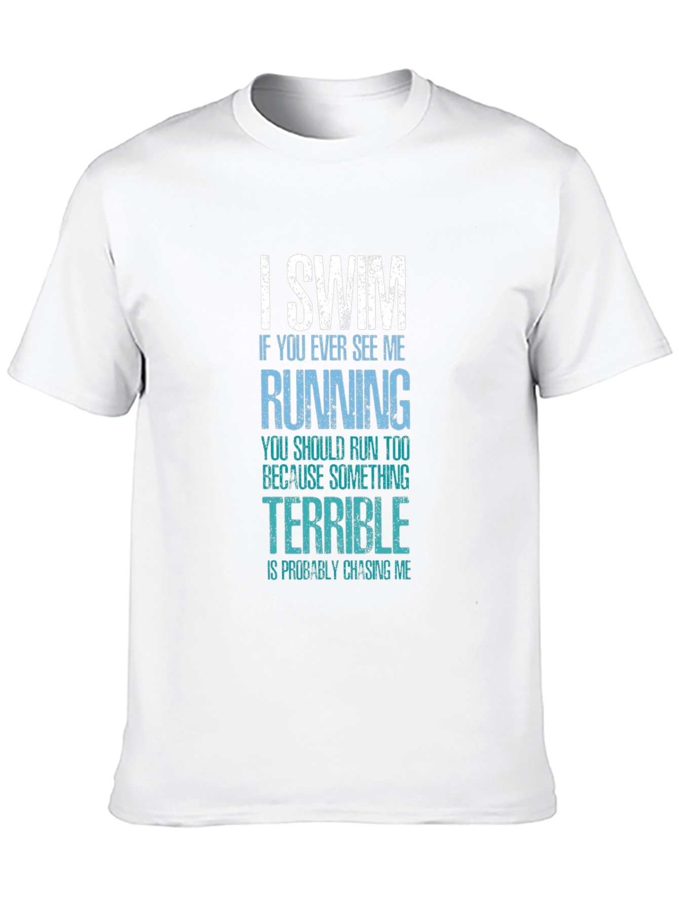 I Swim T-Shirt Funny Swimmer Gift