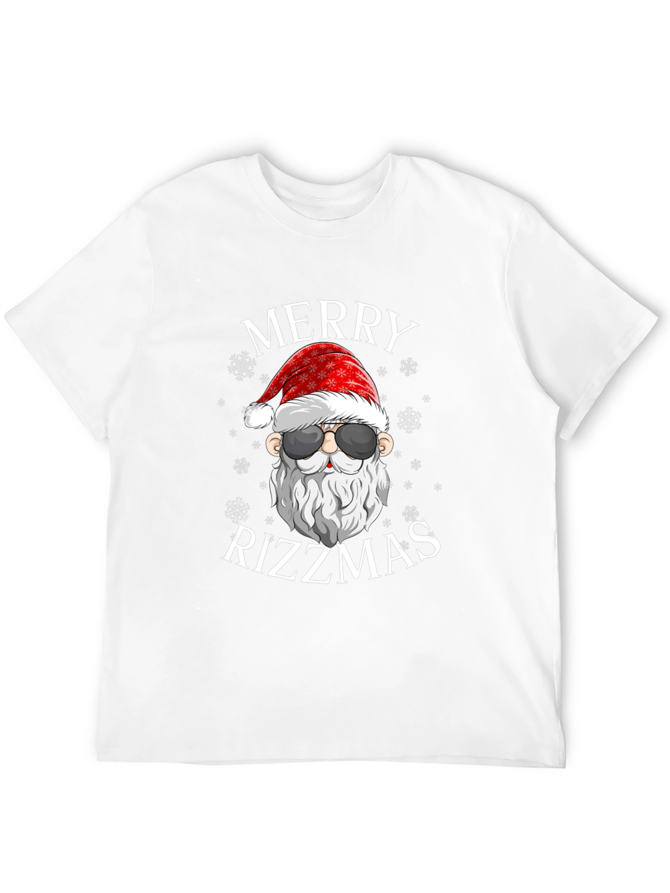 Merry Rizzmas Santa Graphic T-Shirt