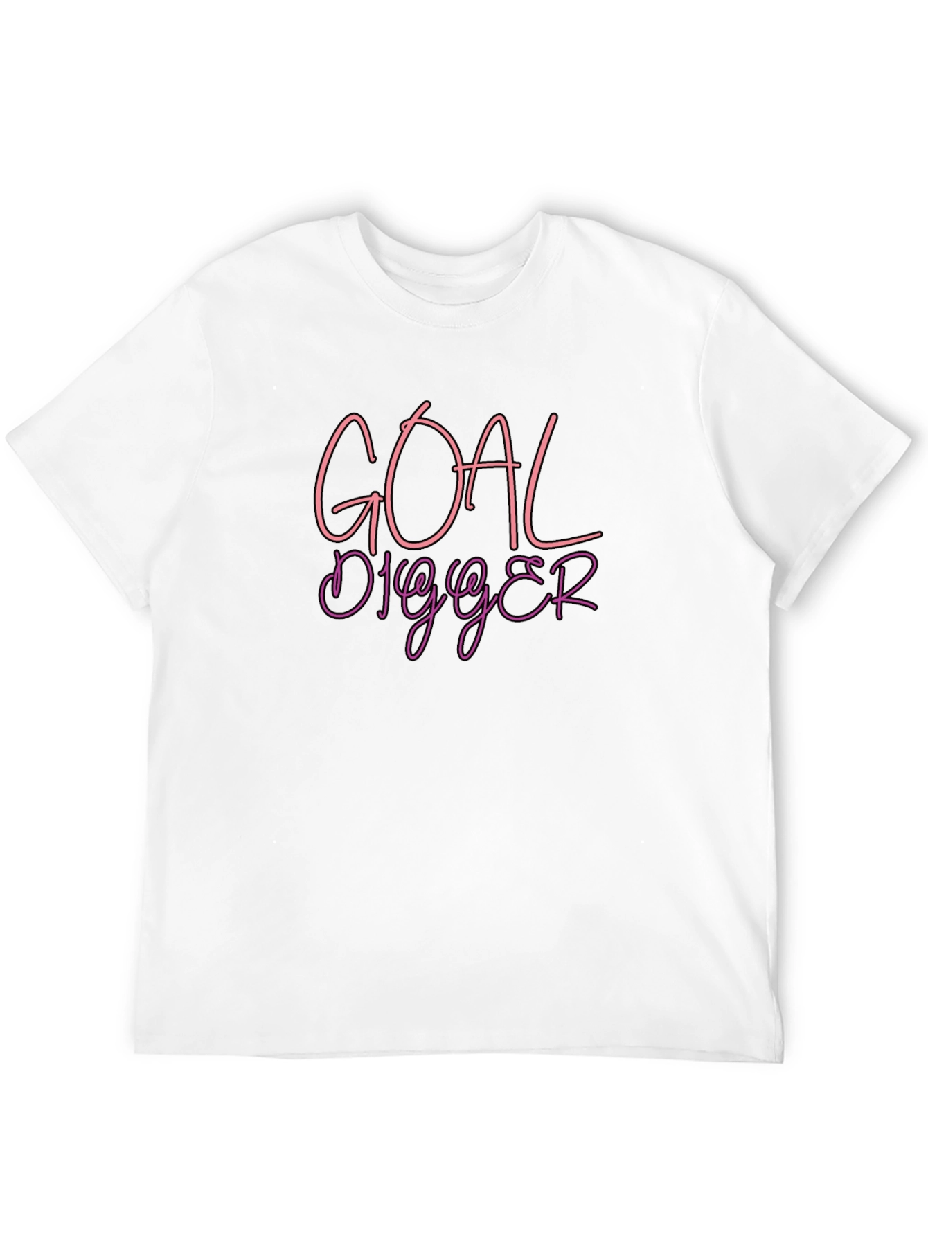 Goal Digger Tee - Black Crew Neck