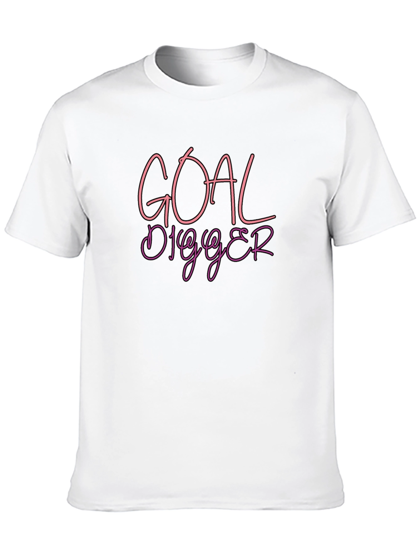 Goal Digger Tee - Black Crew Neck