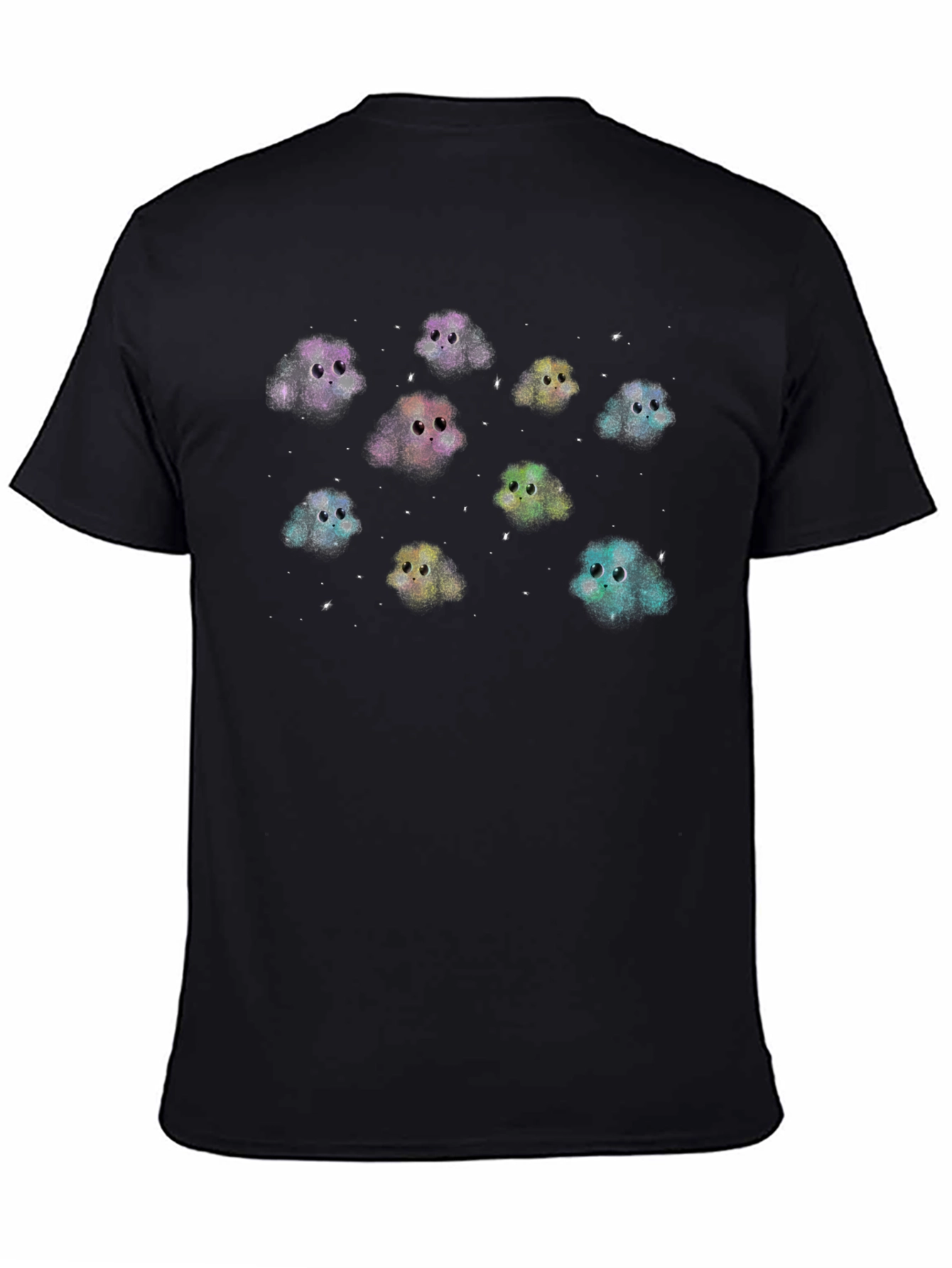 Galaxy Creature T-Shirt - Black Cotton Blend
